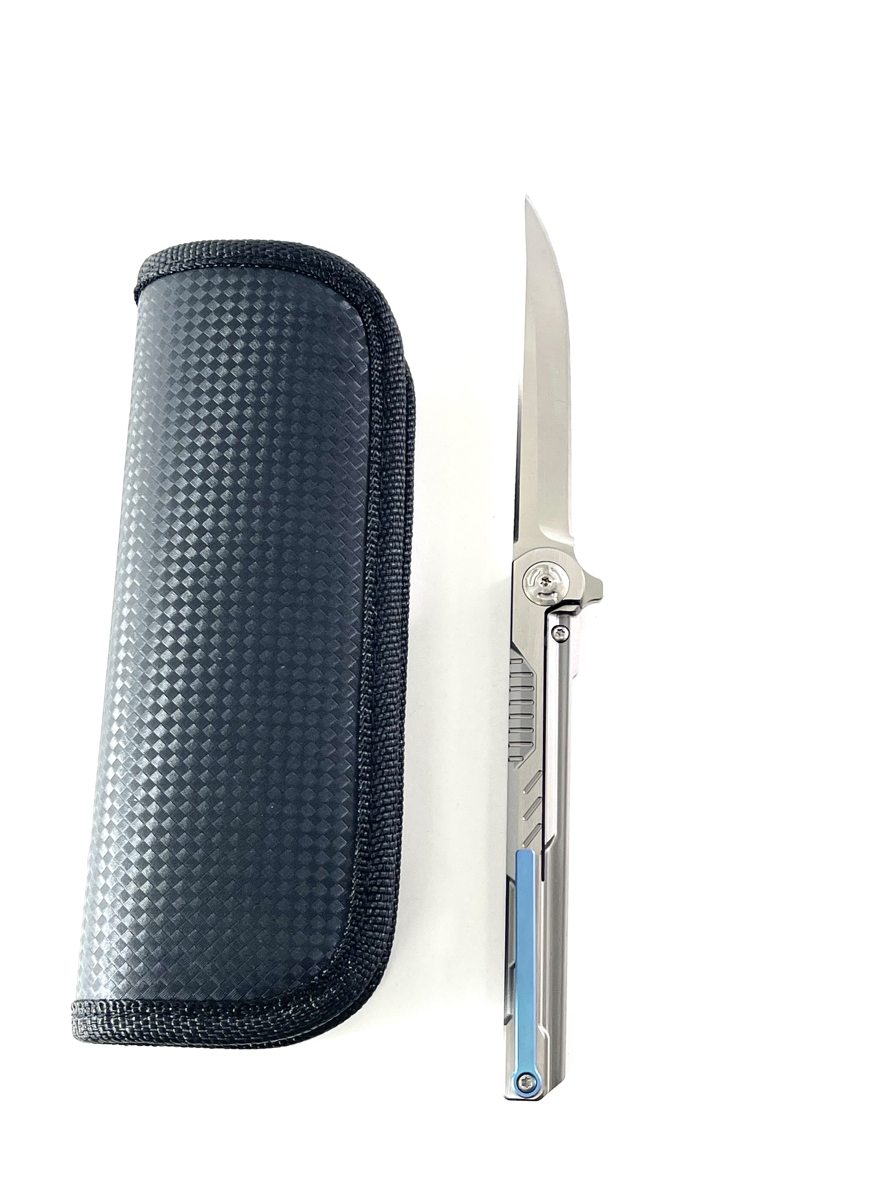 Flipper M390 Blade Titanium Handle сгъваем автоматичен нож