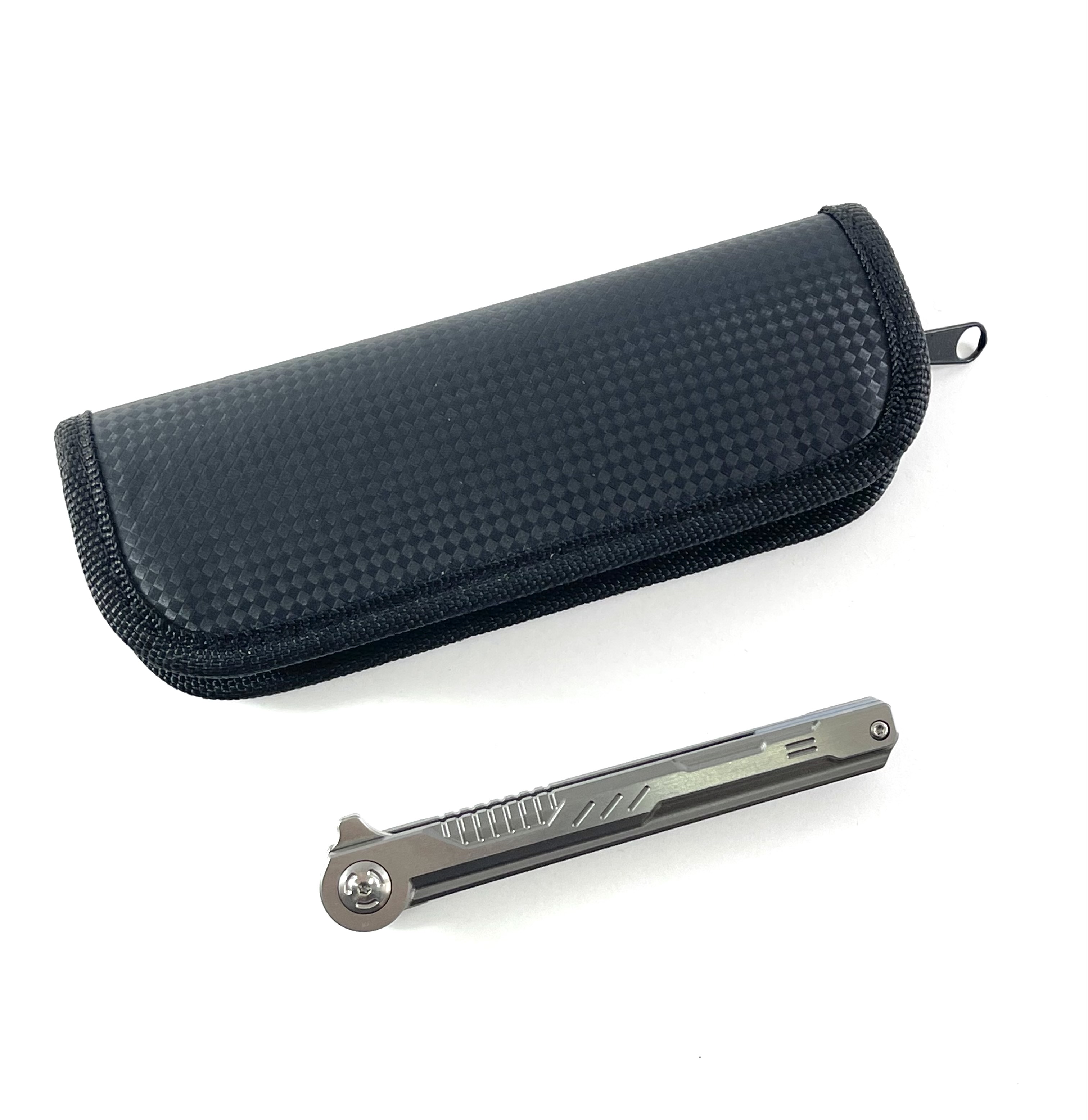 Flipper M390 Blade Titanium Handle сгъваем автоматичен нож