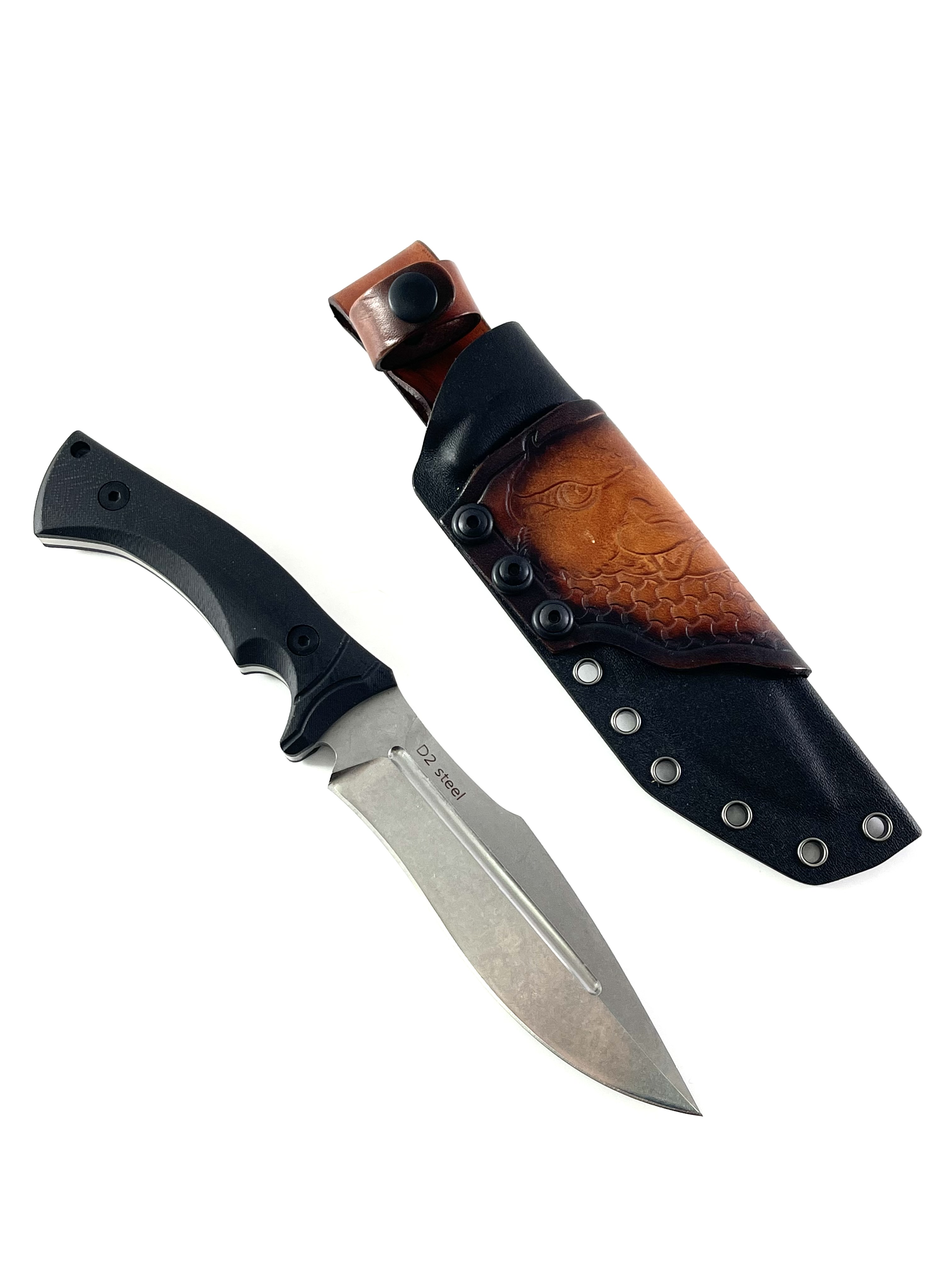 Military Bowie knife Ловен нож G10 Handle Kydex sheet - Knife FF22 Military Bowie knife Ловен нож G10 Handle Kydex sheet - Knife FF22