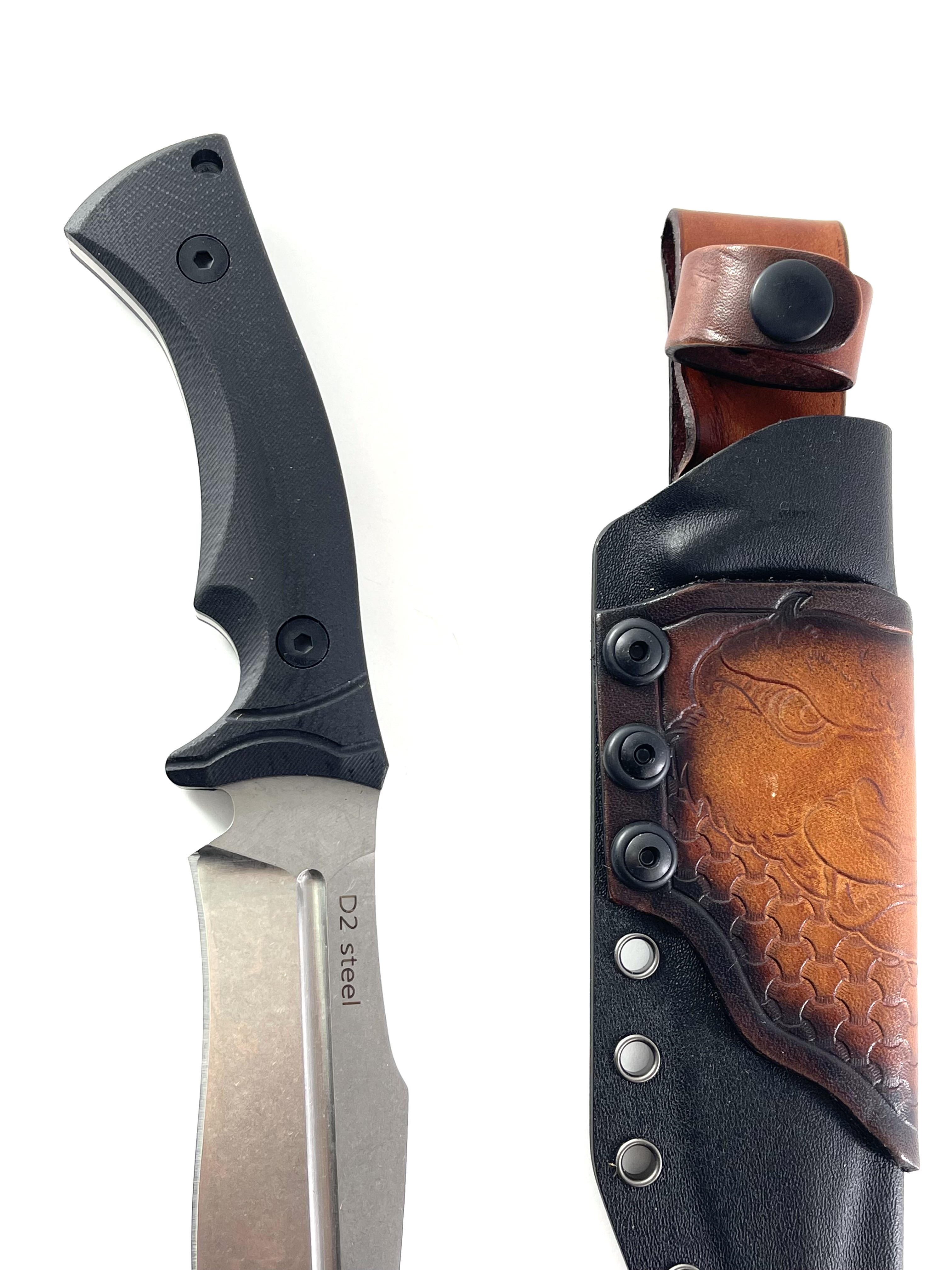 Military Bowie knife Ловен нож G10 Handle Kydex sheet - Knife FF22 Military Bowie knife Ловен нож G10 Handle Kydex sheet - Knife FF22