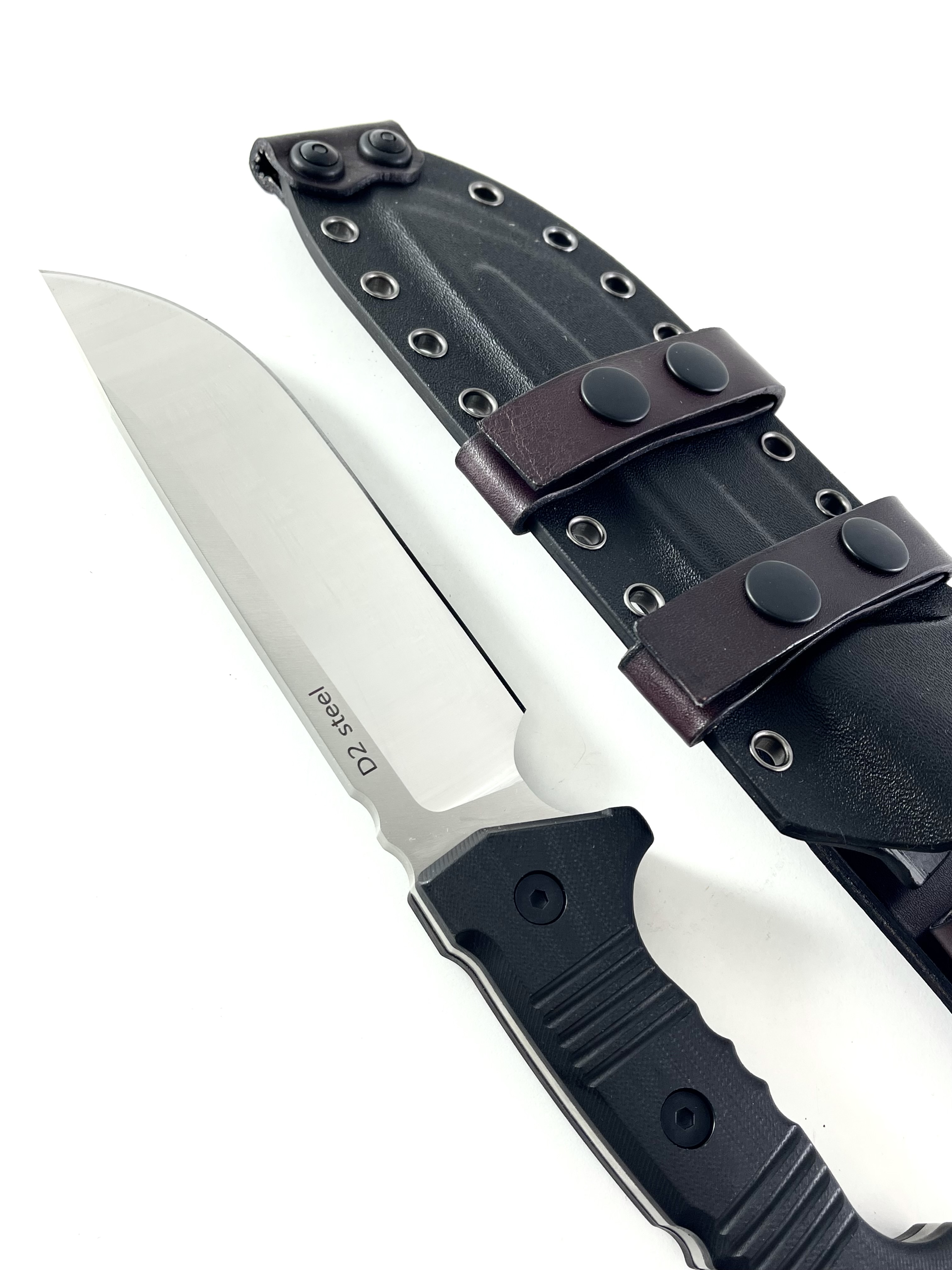 Military Bowie knife Ловен нож G10 Handle Kydex sheet - Knife FF11