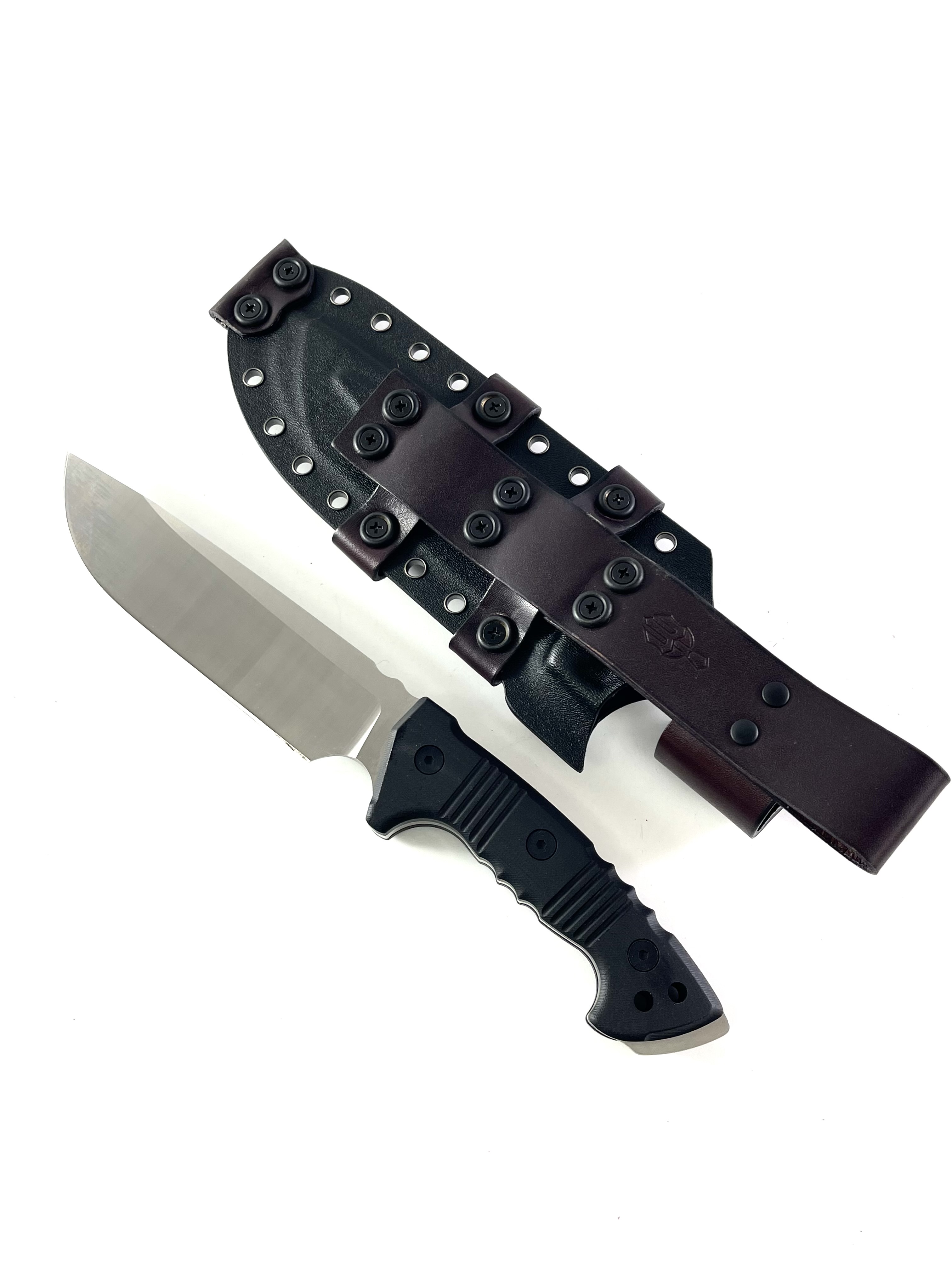 Military Bowie knife Ловен нож G10 Handle Kydex sheet - Knife FF11