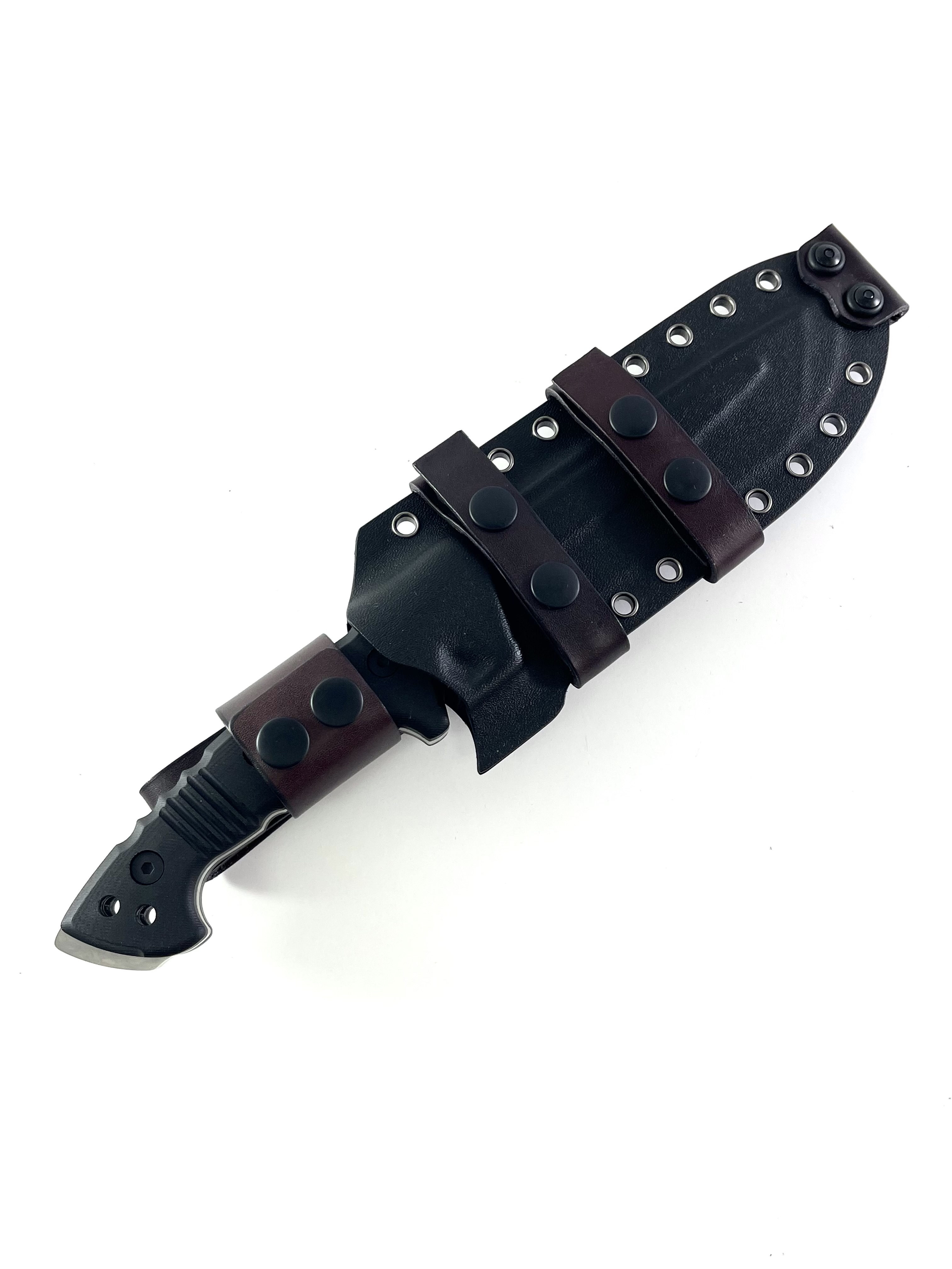 Military Bowie knife Ловен нож G10 Handle Kydex sheet - Knife FF11