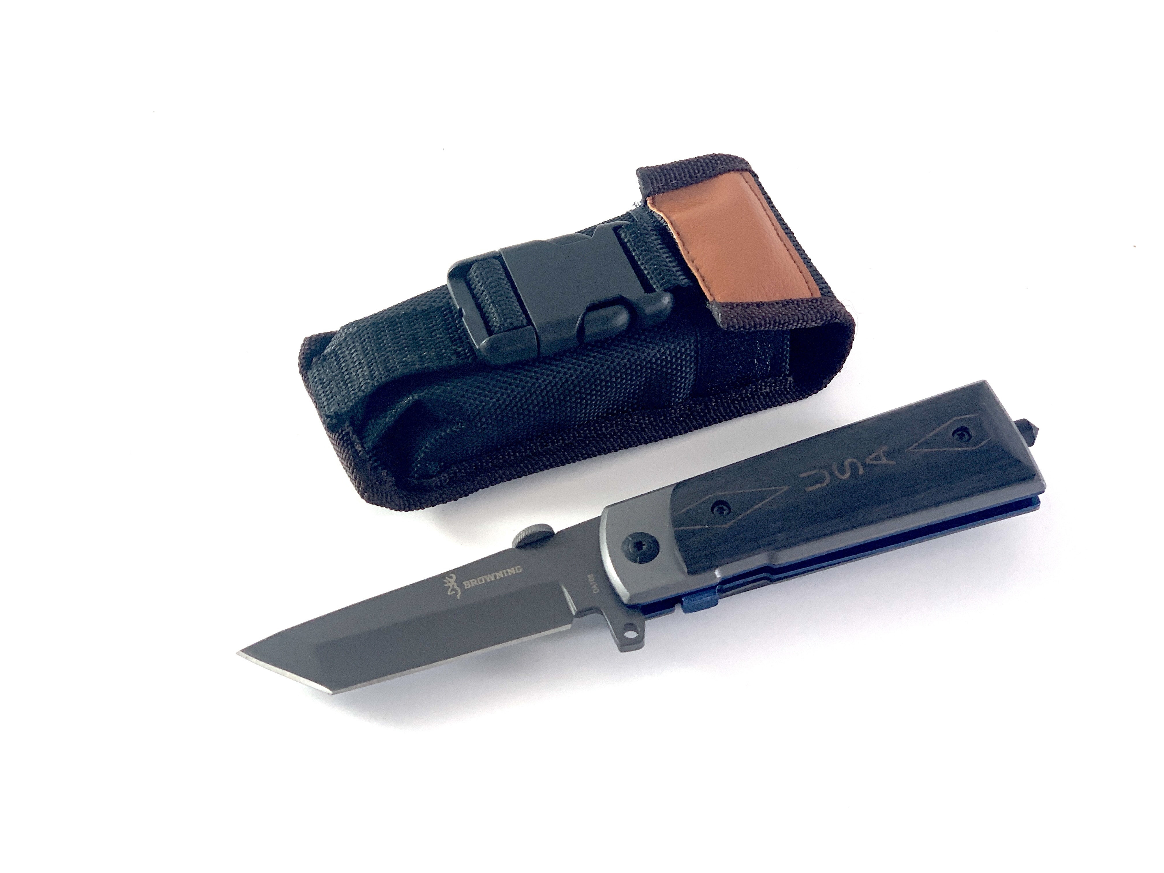 Browning DA108 - Сгъваем автоматичен нож с иноксово покритие и танто острие