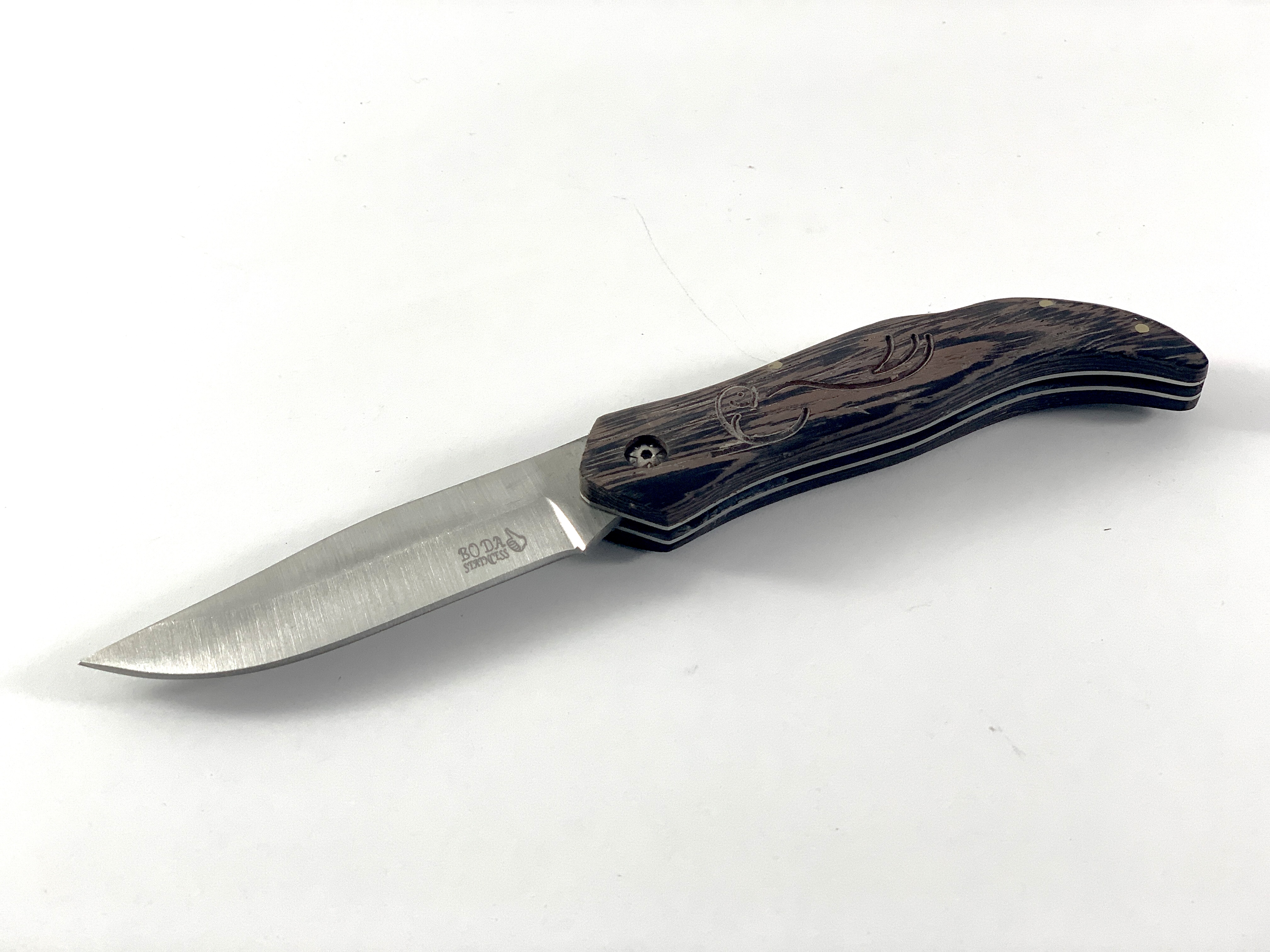 Сгъваем джобен ловен нож Boda Stainless Steel