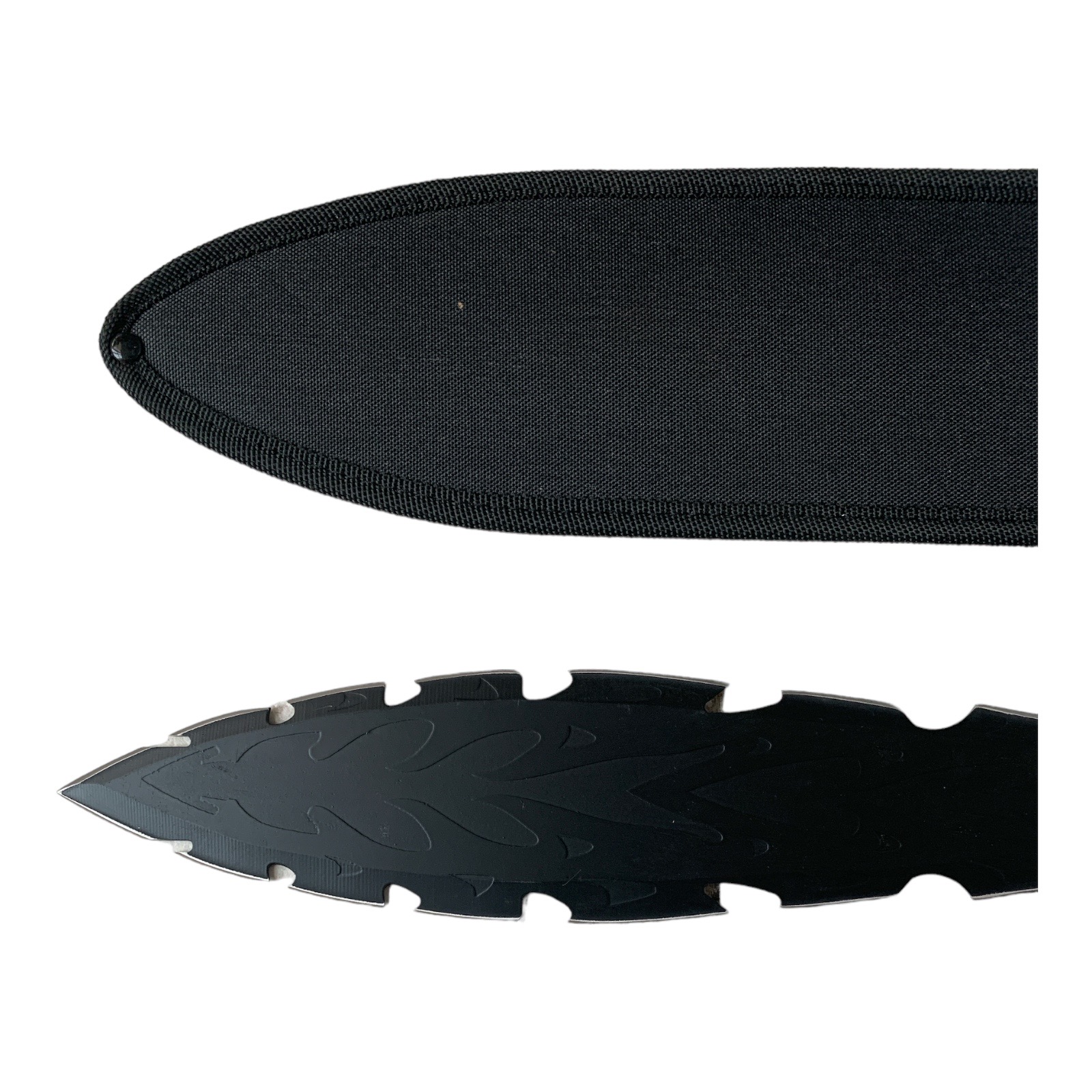 Меч с назъбено острие Zombie Apocalypse killer Green Handle