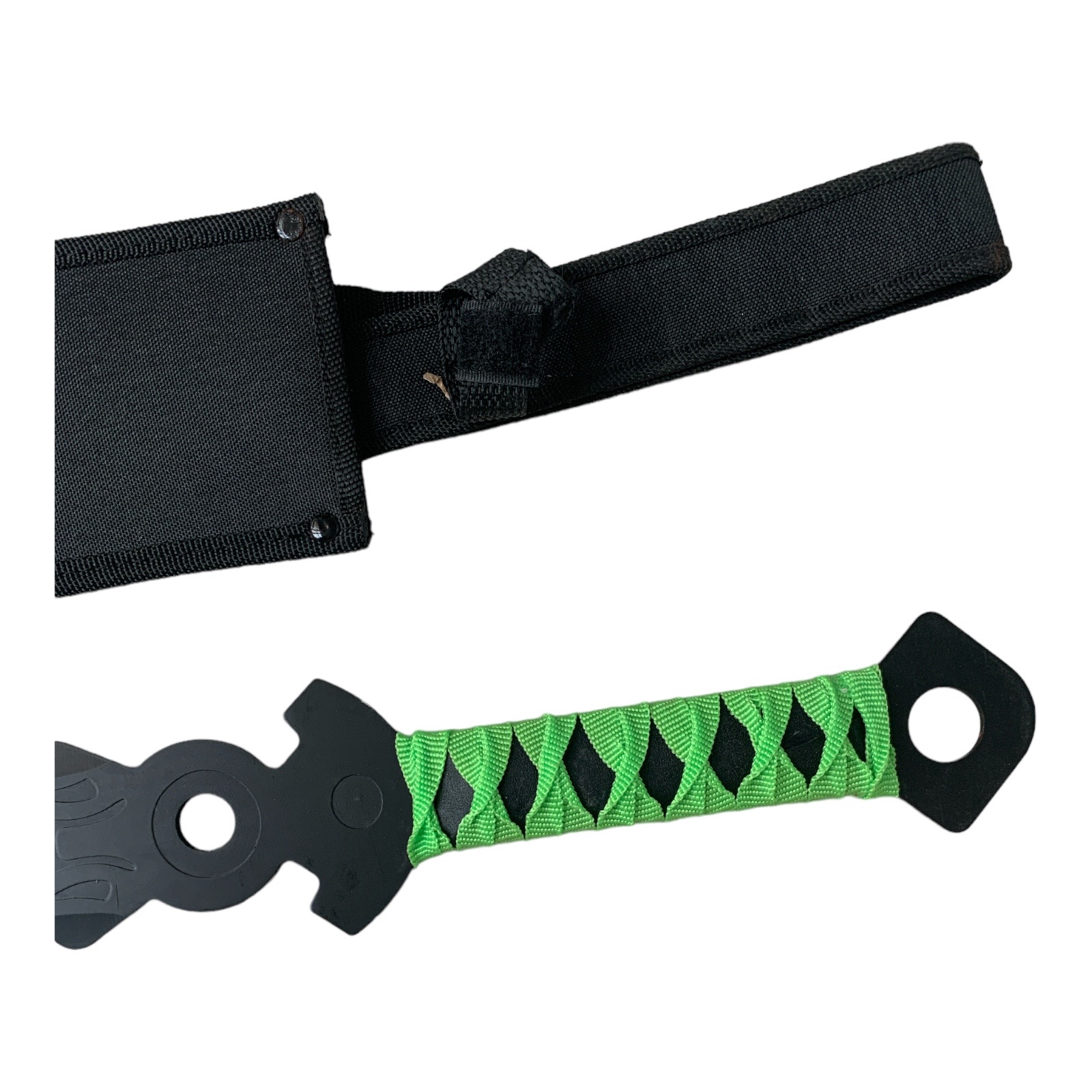 Меч с назъбено острие Zombie Apocalypse killer Green Handle