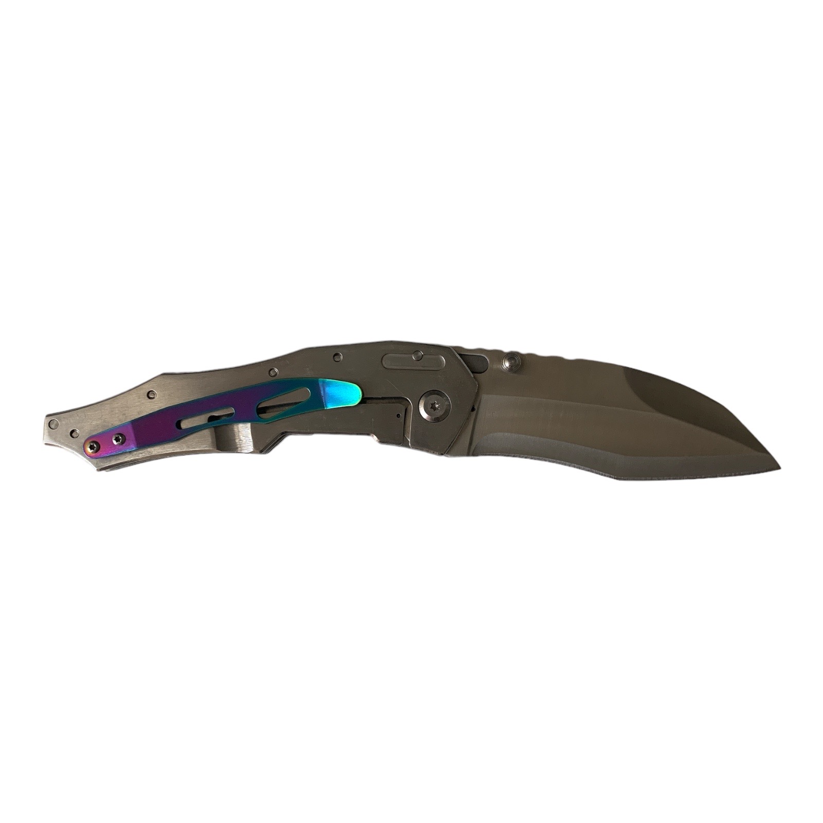 Масивен сгъваем джобен нож Knives с клипс и калъф SR598A