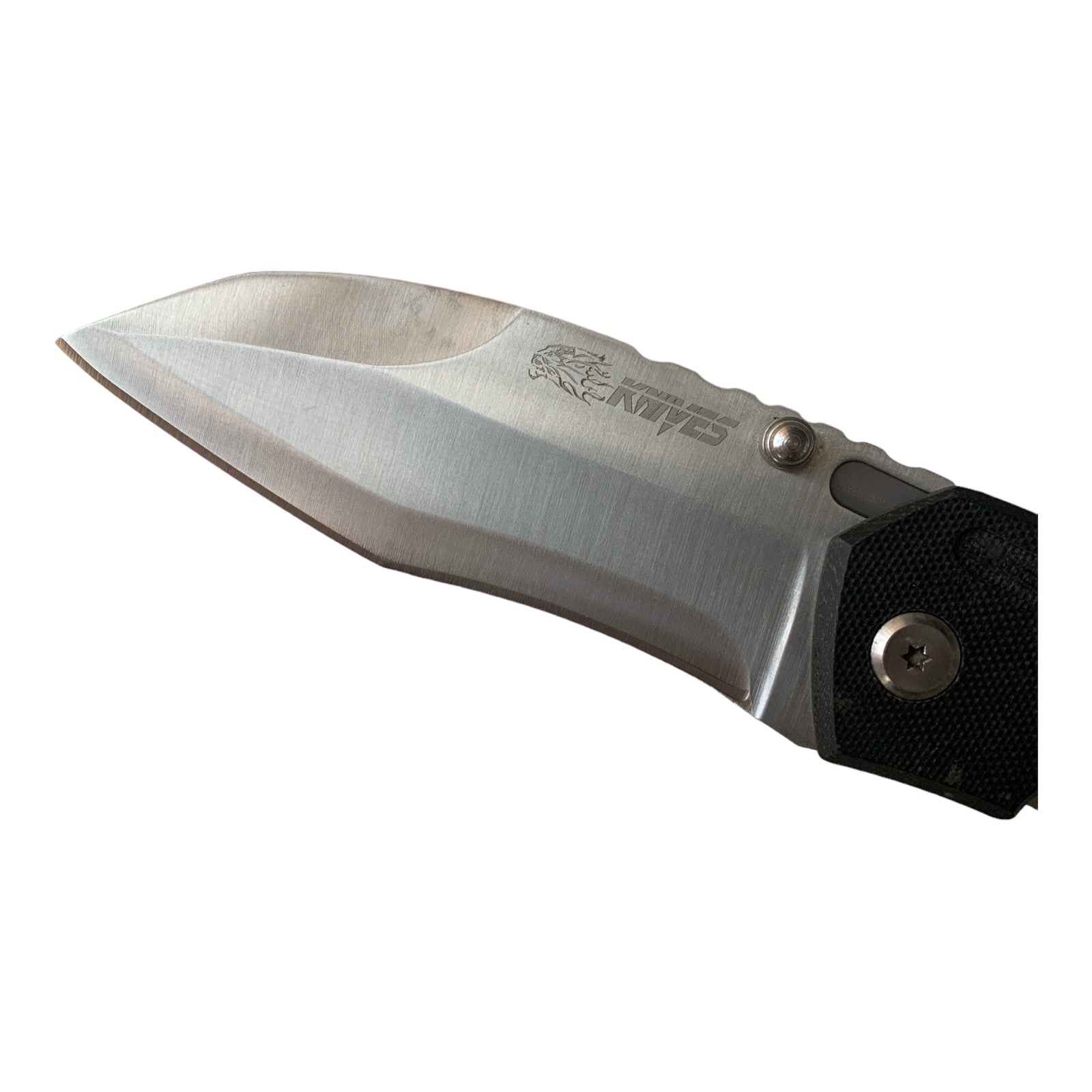 Масивен сгъваем джобен нож Knives с клипс и калъф SR598A
