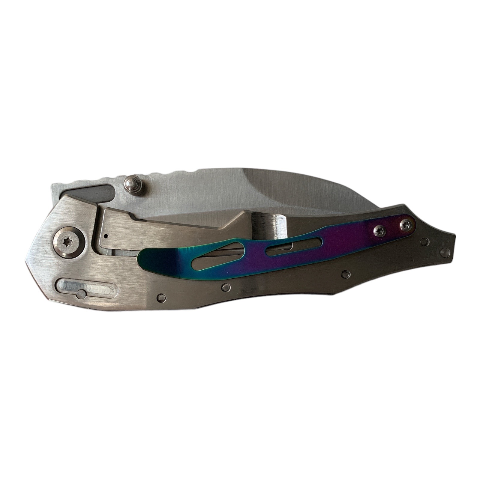 Масивен сгъваем джобен нож Knives с клипс и калъф SR598A