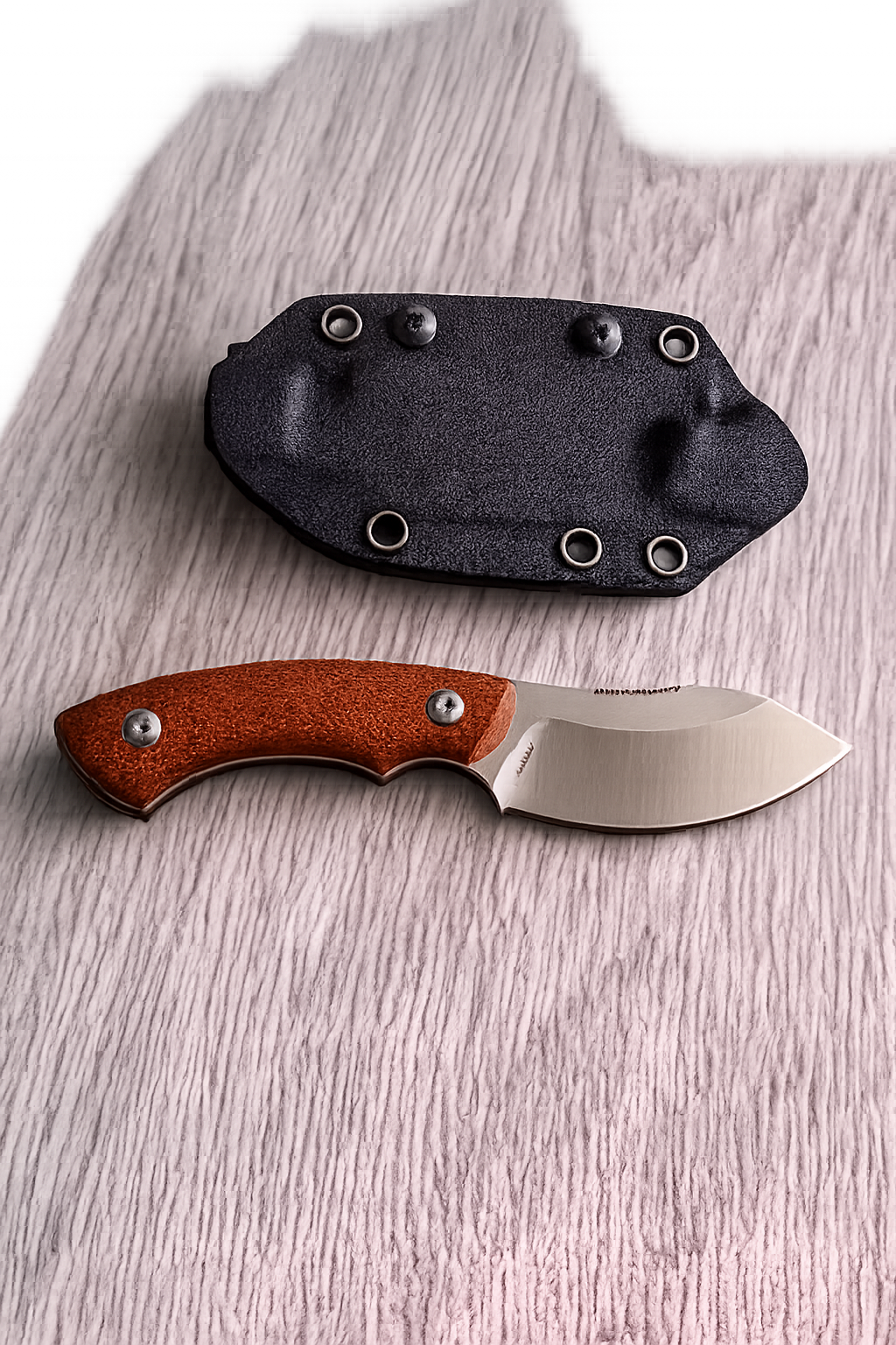 Outdoor нож с широко острие и полимерна дръжка