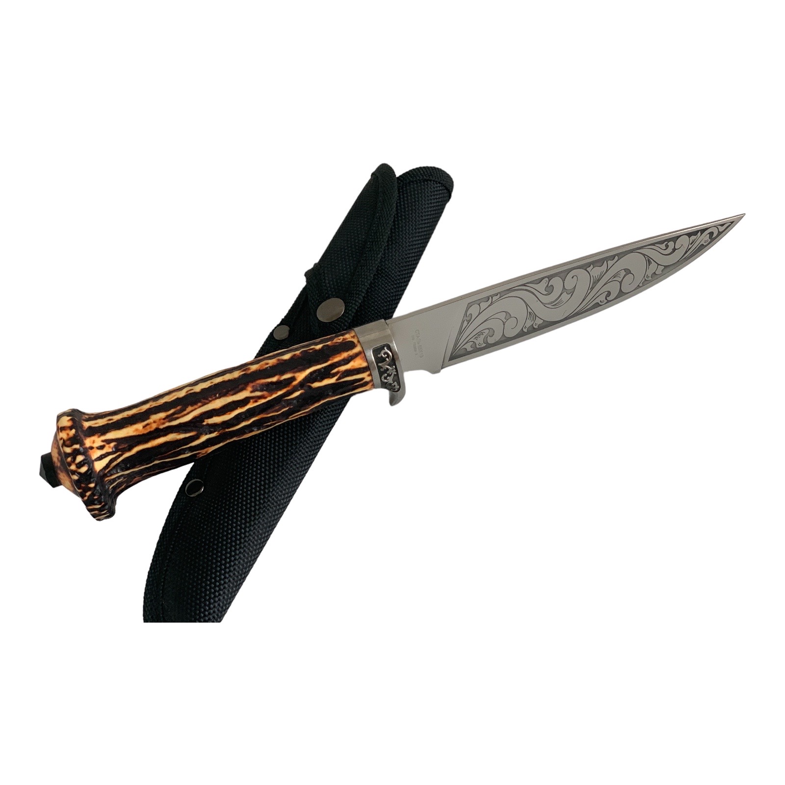 Руски ловен нож сталь 65х13 - Пантера