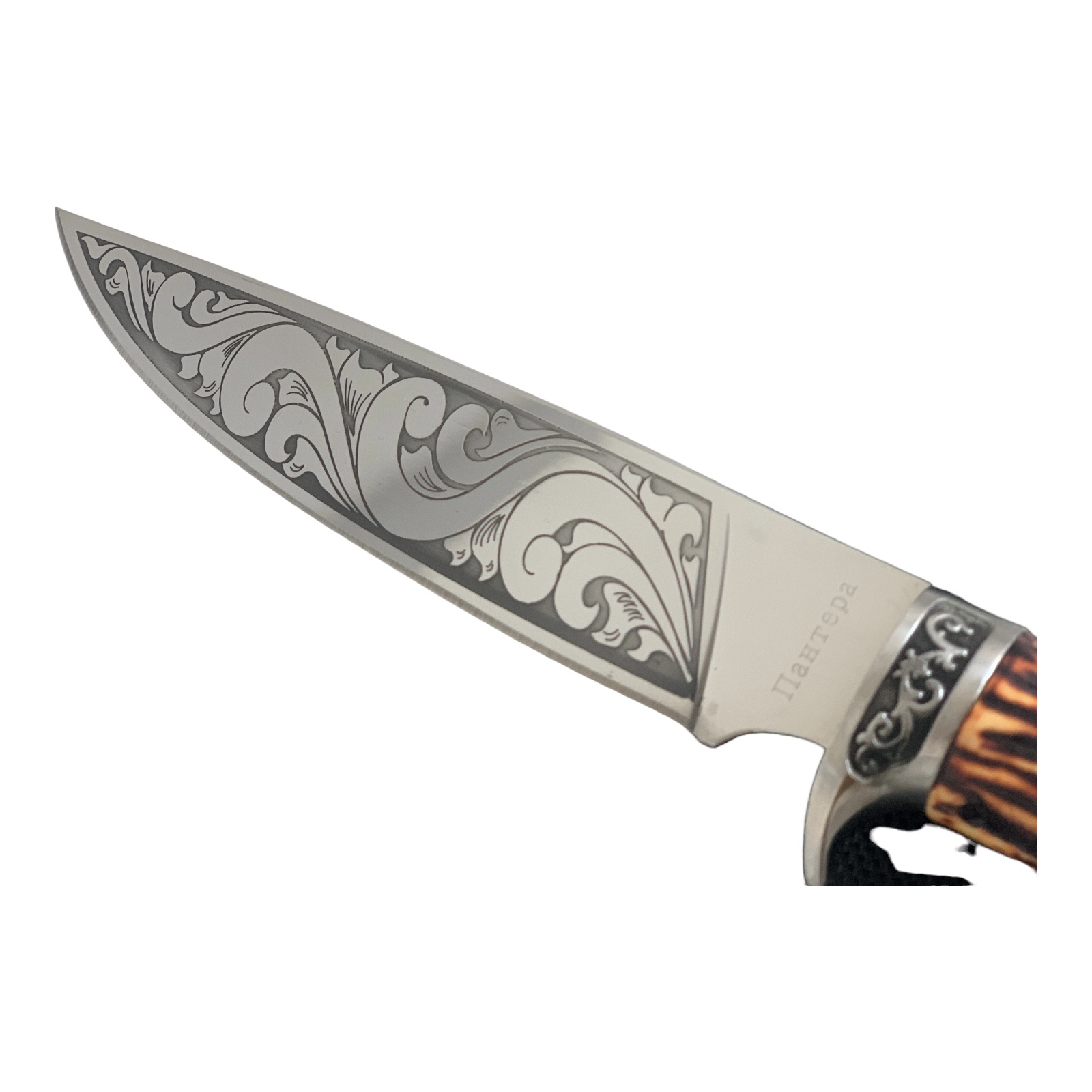 Руски ловен нож сталь 65х13 - Пантера