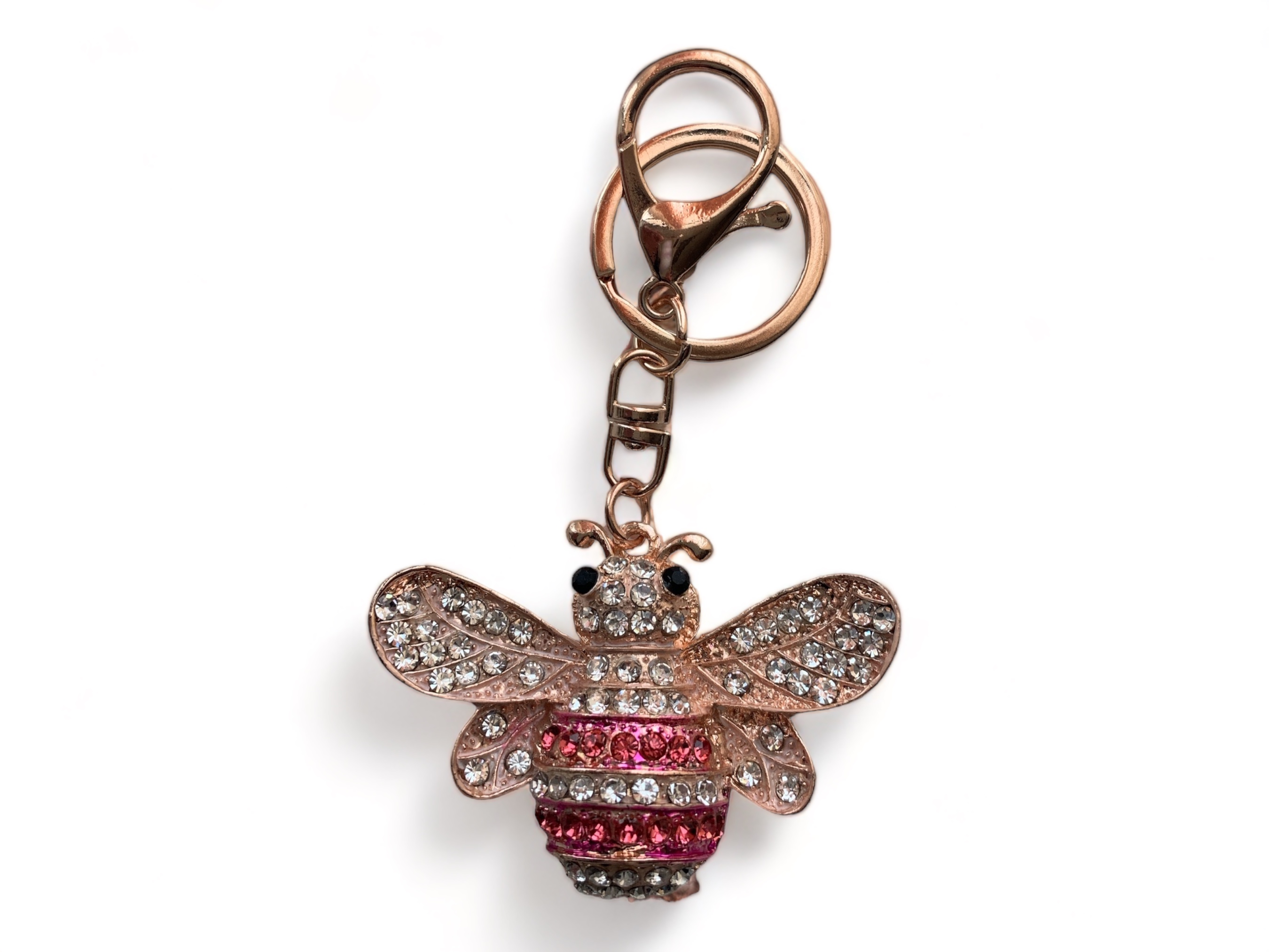 Дамски ключодържател пчела с  камъчета