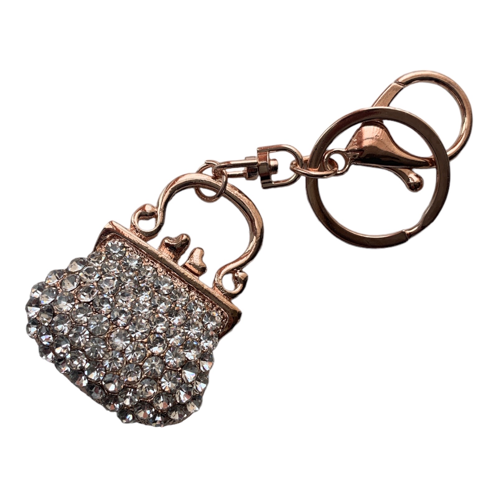 Дамски ключодържател Чанта с камъни