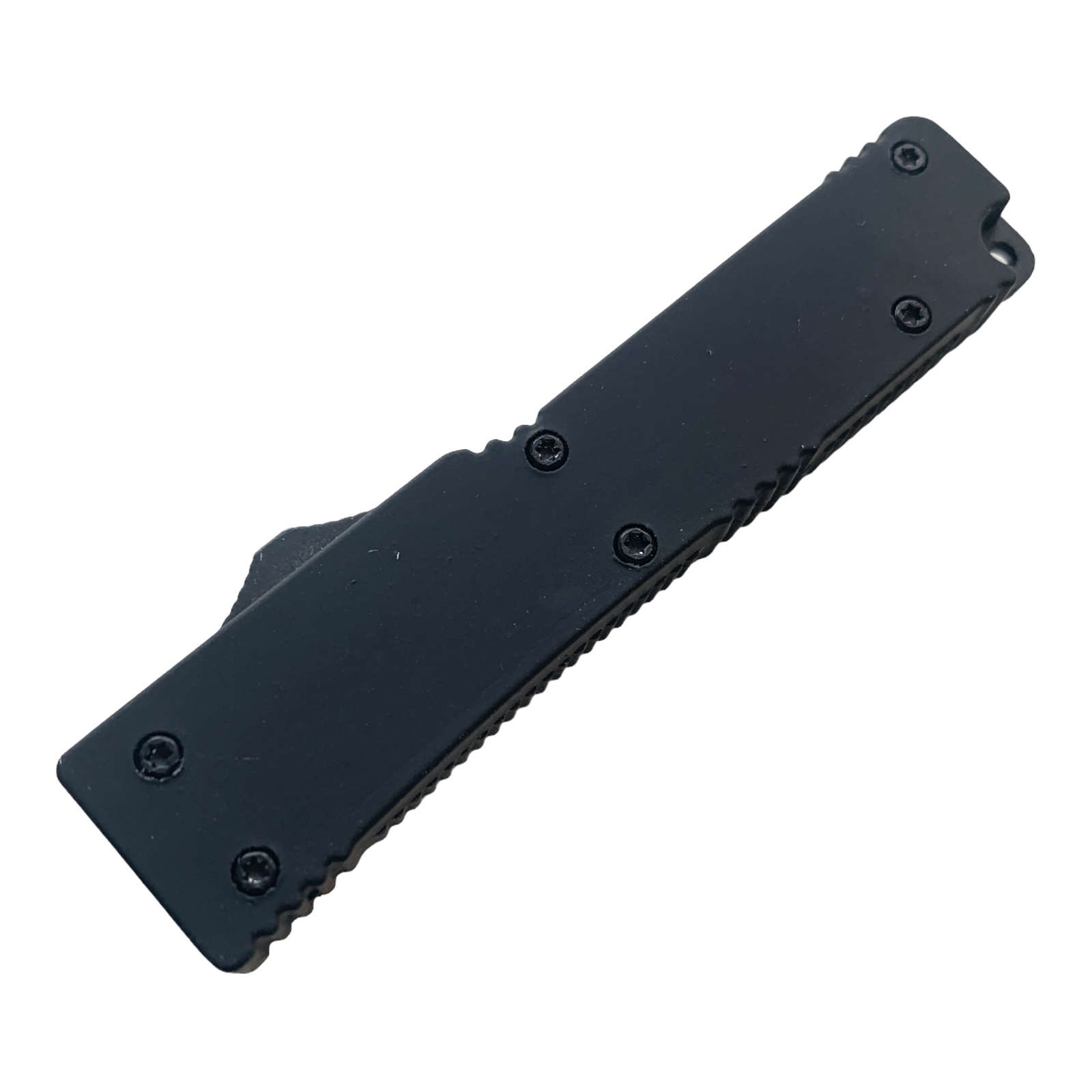 Сгъваем автоматичен метален нож Black OTF