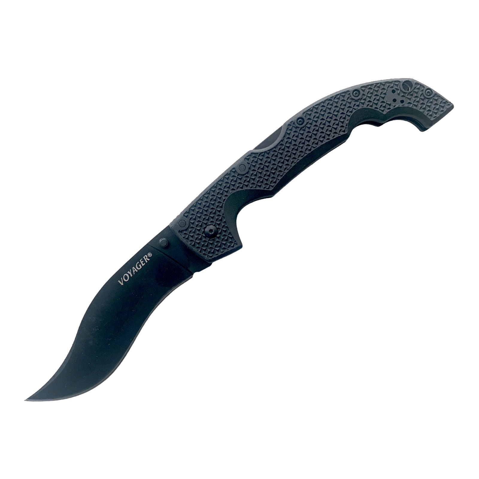 Голям масивен сгъваем нож Black Blade