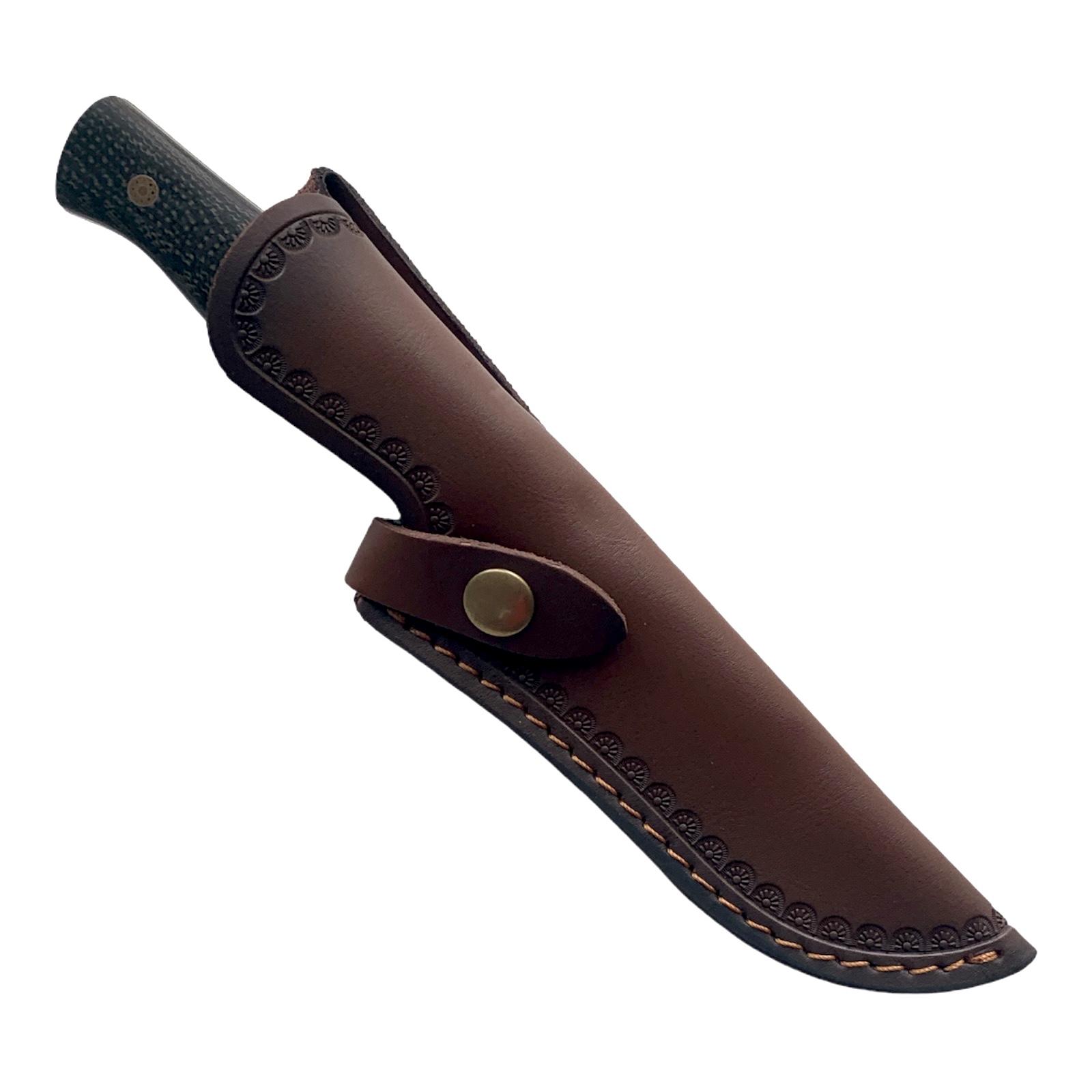Ръчно направен ловен нож DC53 стомана фултанг Handle Micarta Ръчно направен ловен нож DC53 стомана фултанг Handle Micarta