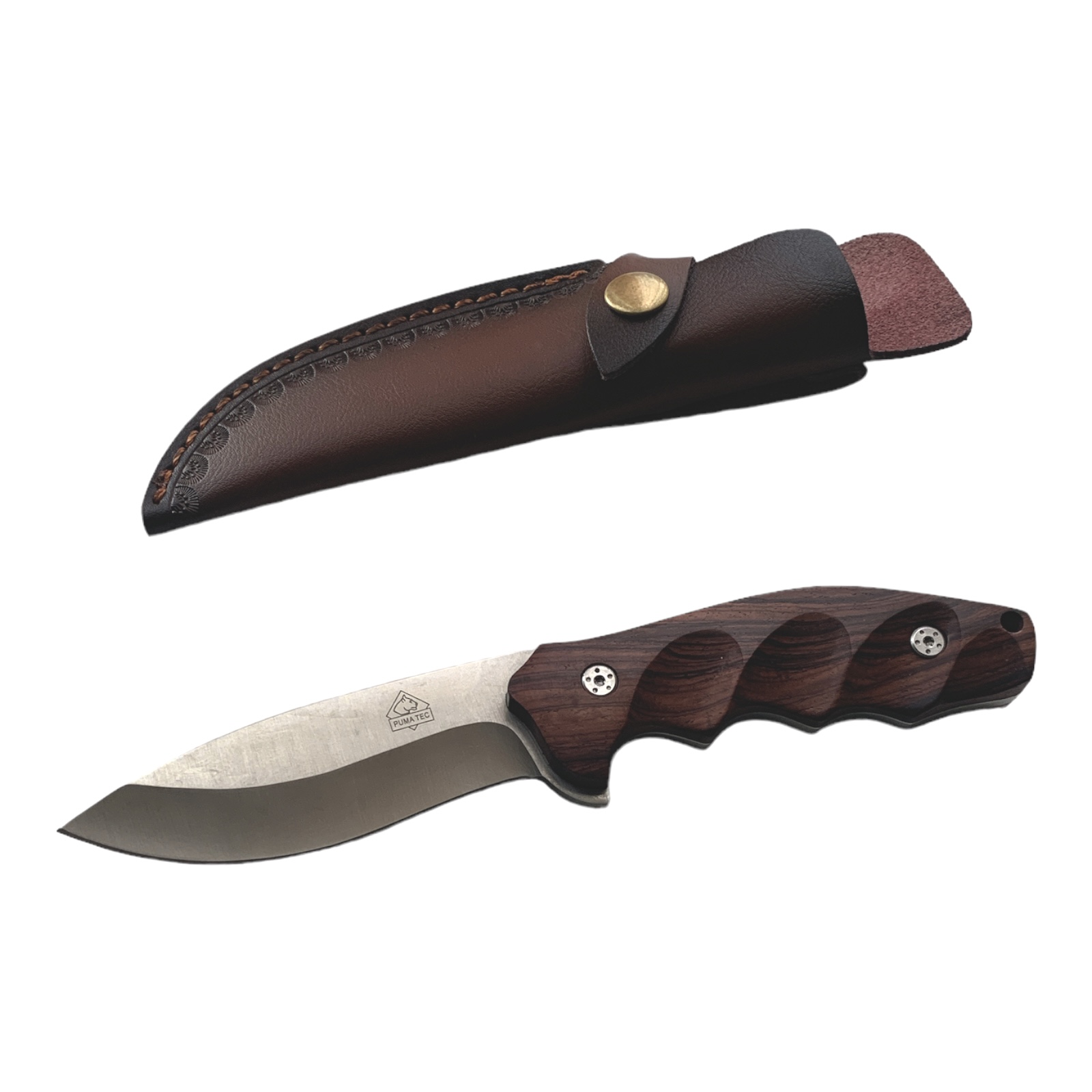 Ловен нож с кожен калъф фултанг Puma Knives TC310