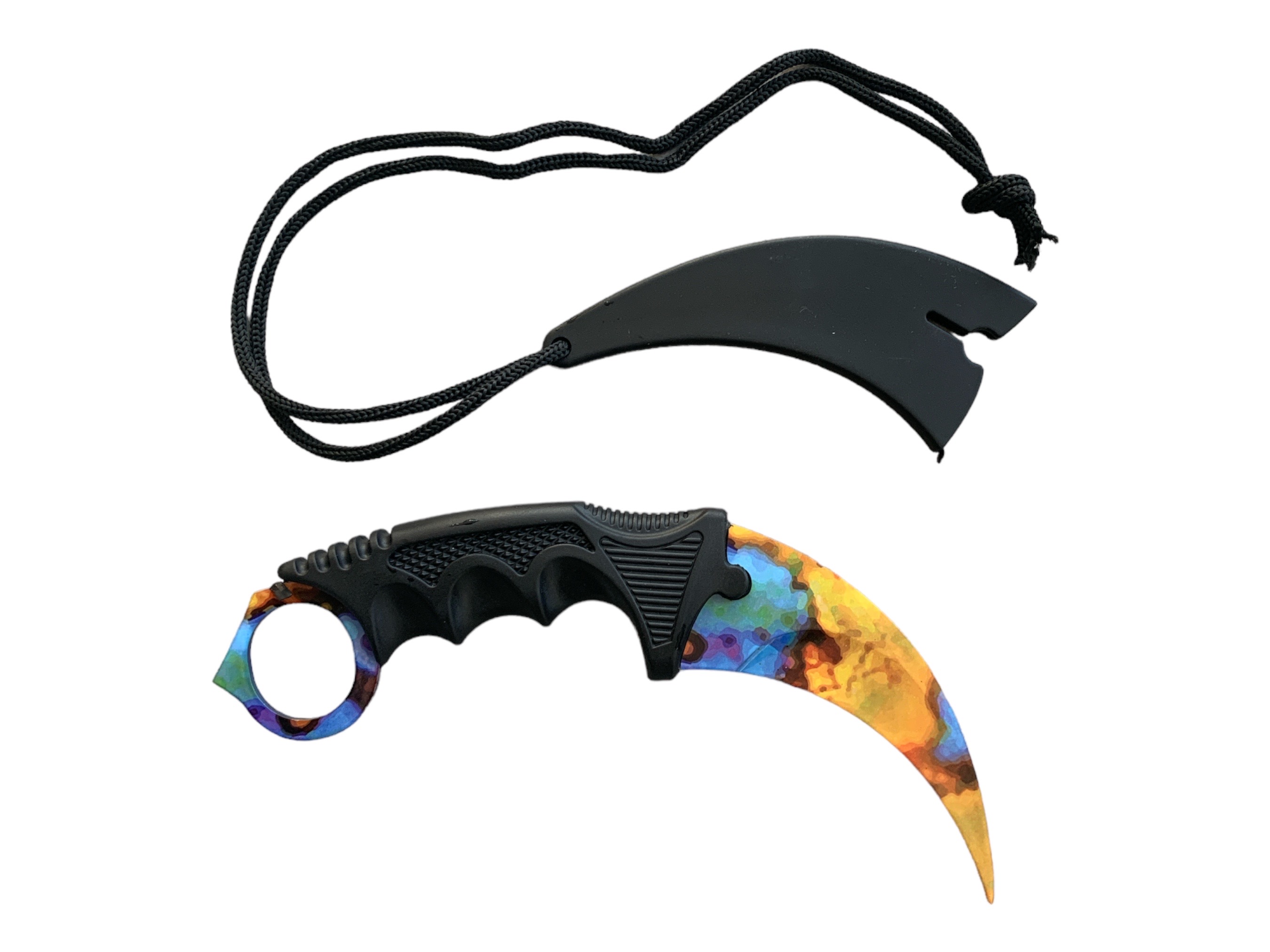 Нож Fade Karambit, нож с фиксирано острие незаточен за колекция CS-GO Нож Fade Karambit, нож с фиксирано острие незаточен за колекция CS-GO