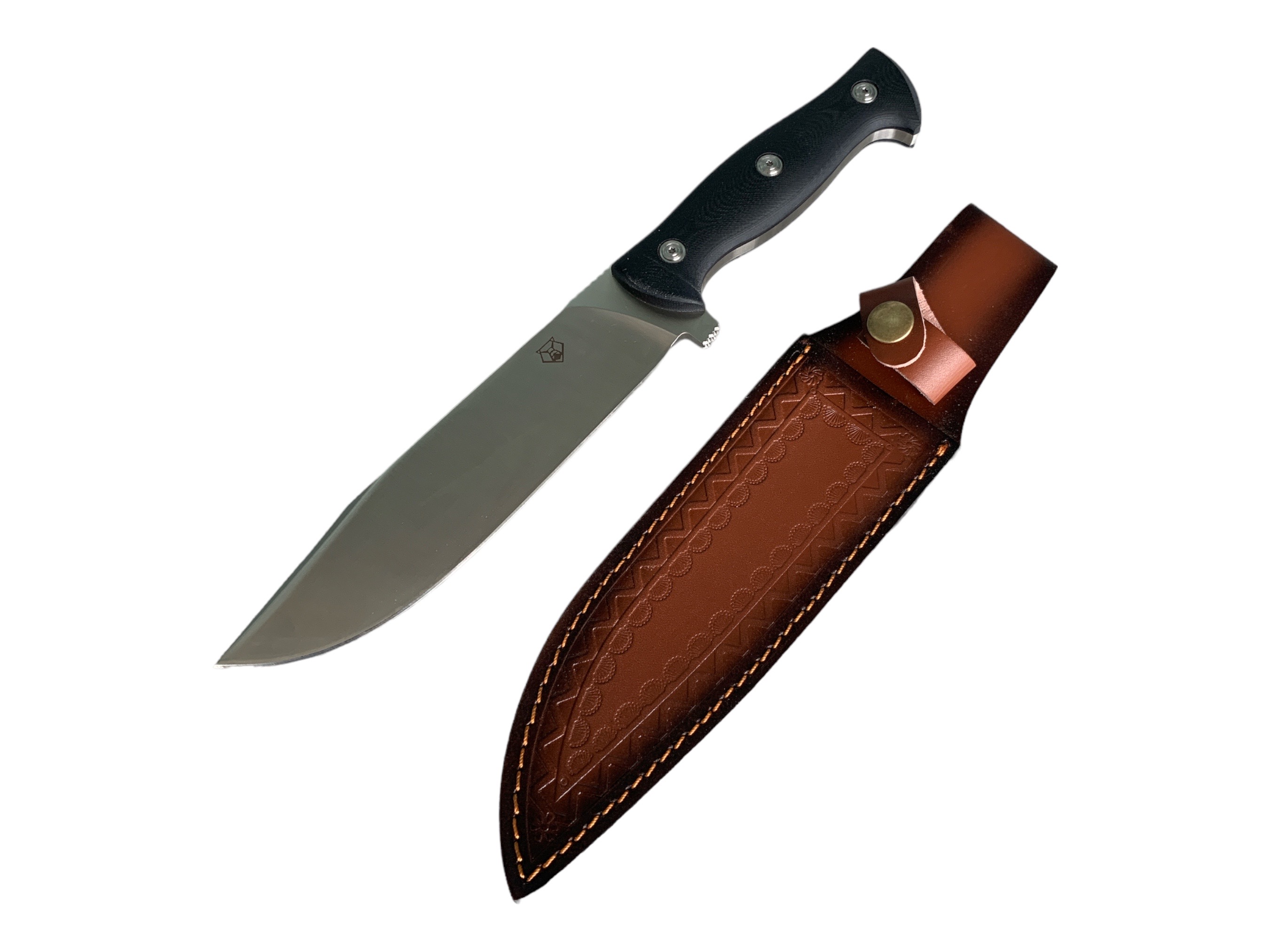 Shirogorov Knives Ловен нож фултанг масивен и здрав с G10 дръжка и ATS-34 стомана