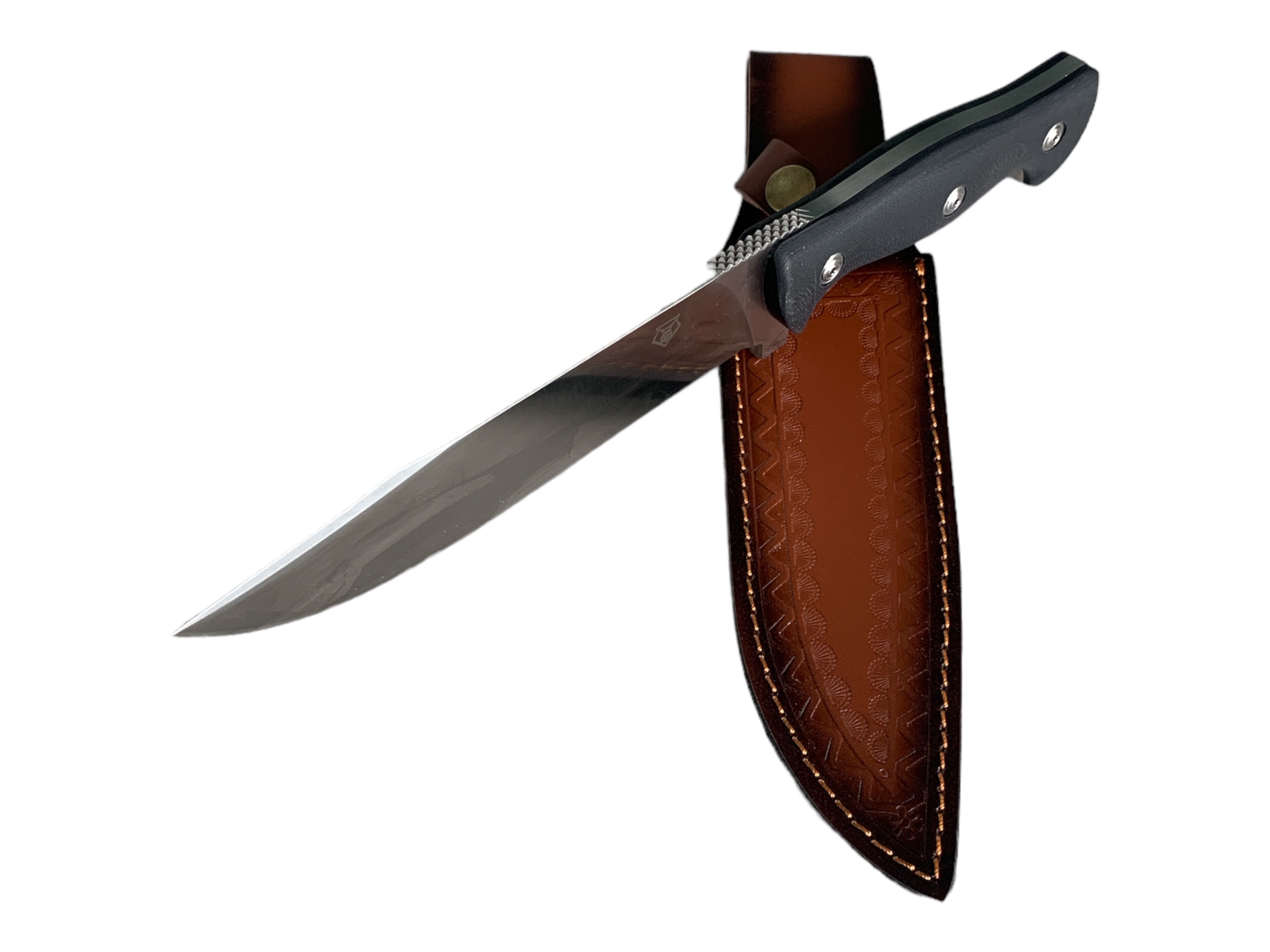 Shirogorov Knives Ловен нож фултанг масивен и здрав с G10 дръжка и ATS-34 стомана