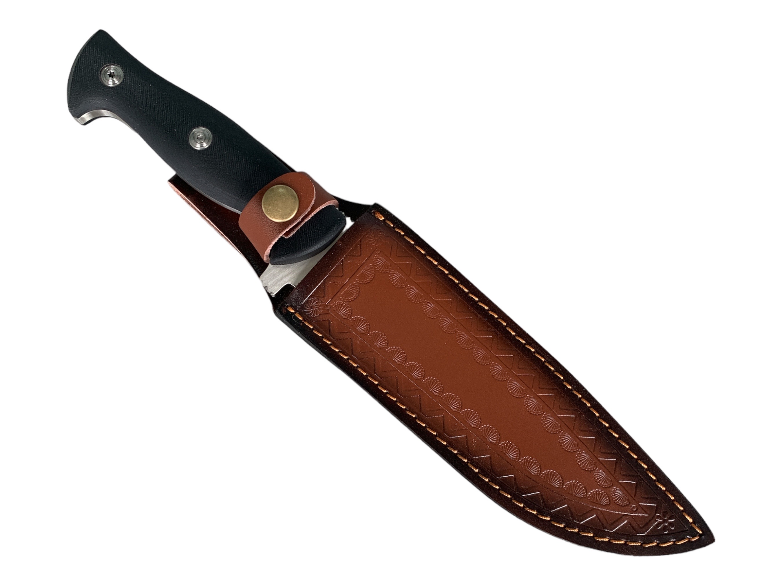 Shirogorov Knives Ловен нож фултанг масивен и здрав с G10 дръжка и ATS-34 стомана