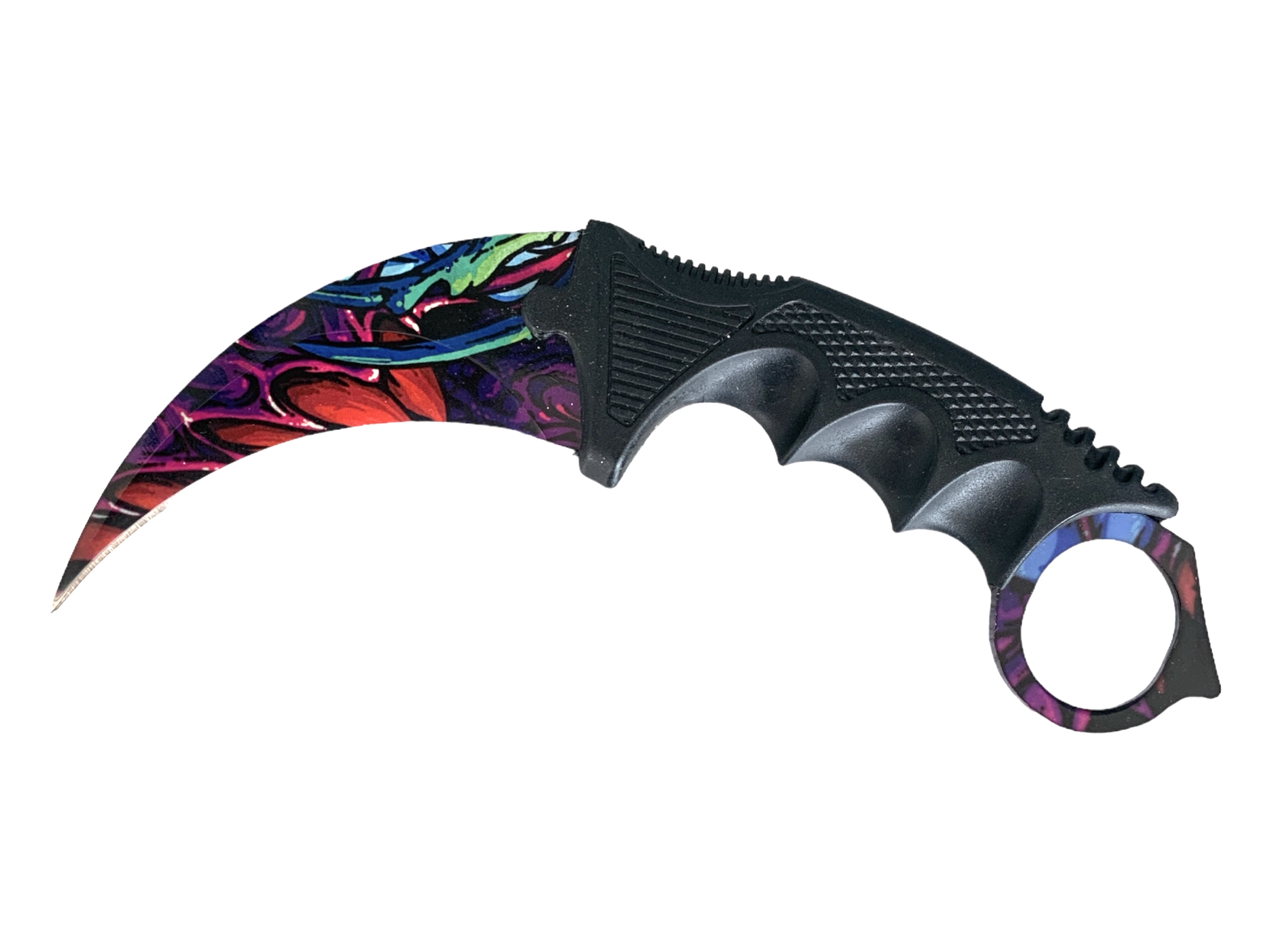 Karambit, нож с фиксирано острие от неръждаема стомана с калъф и нож CS-GO