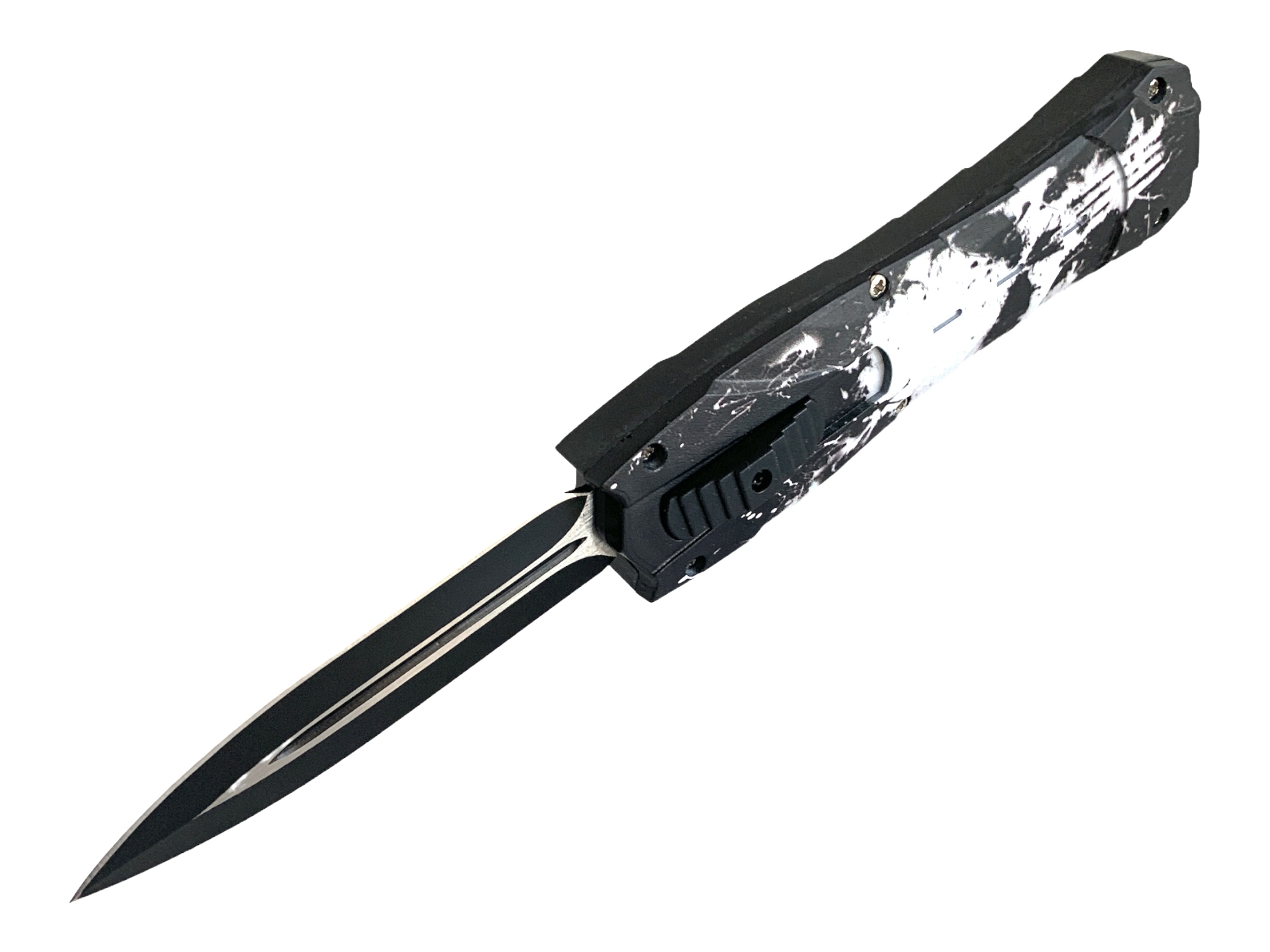 Автоматичен сгъваем нож OTF model Black Skull