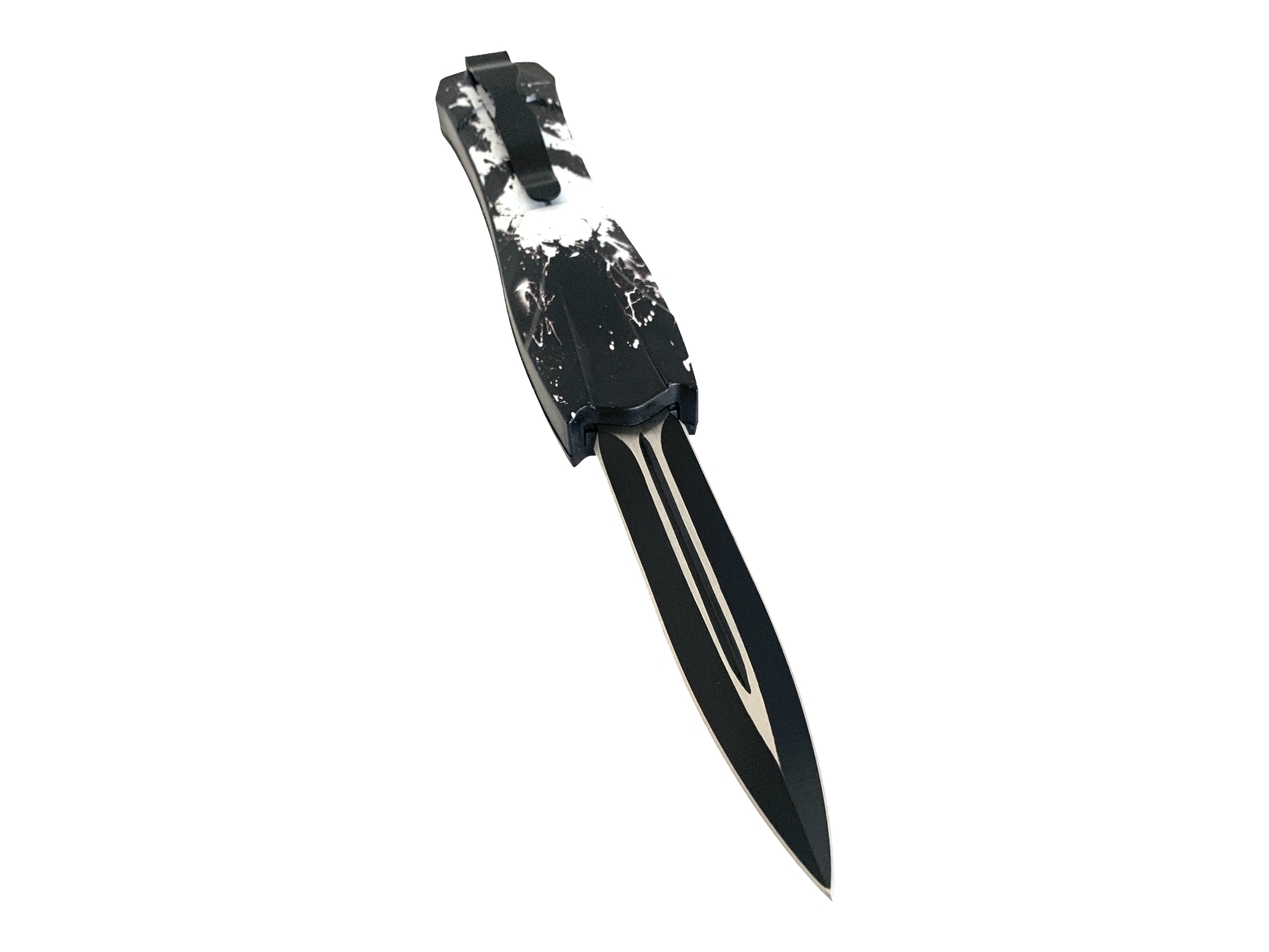 Автоматичен сгъваем нож OTF model Black Skull