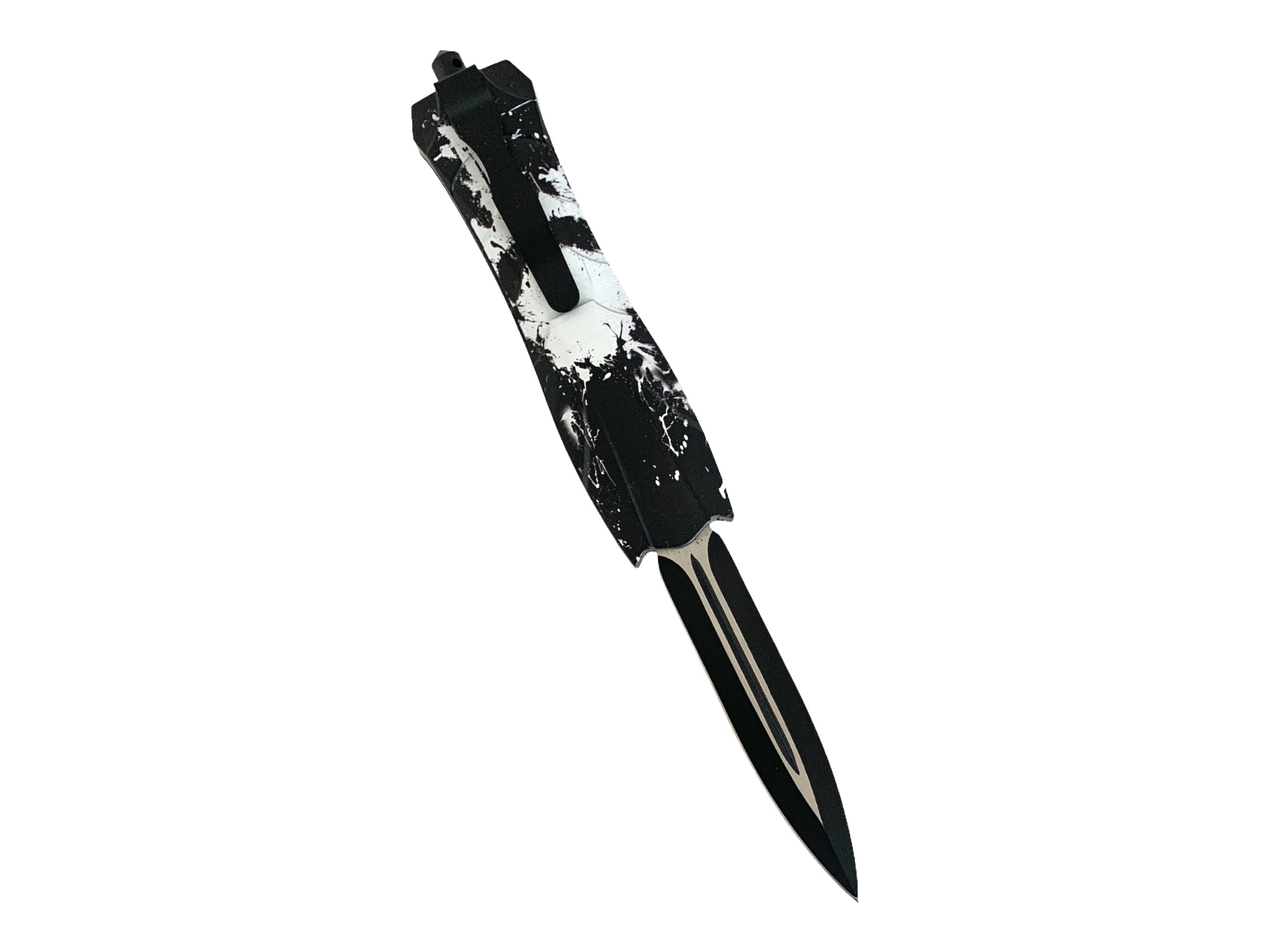 Автоматичен сгъваем нож OTF model Black Skull