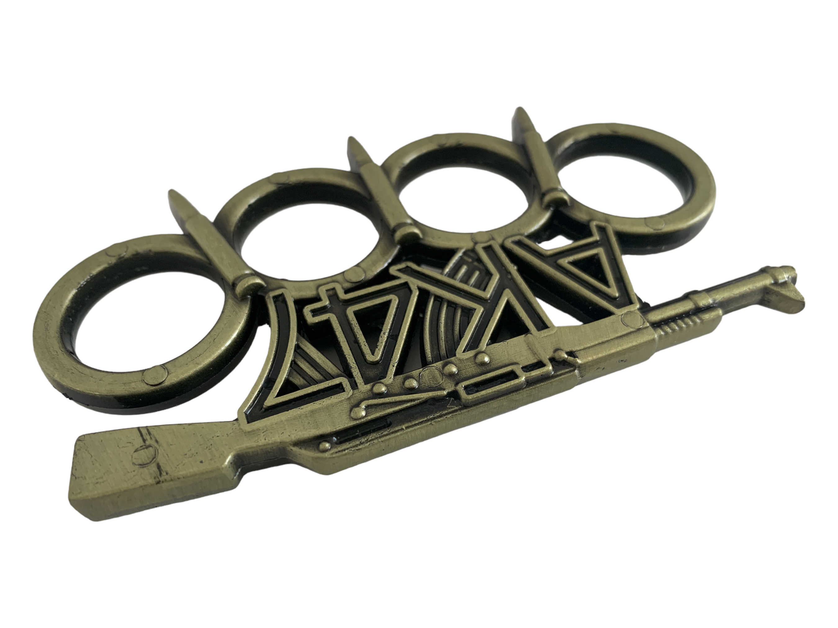 Масивен метален бокс Vintage цвят за самозащита или колекция АК-47