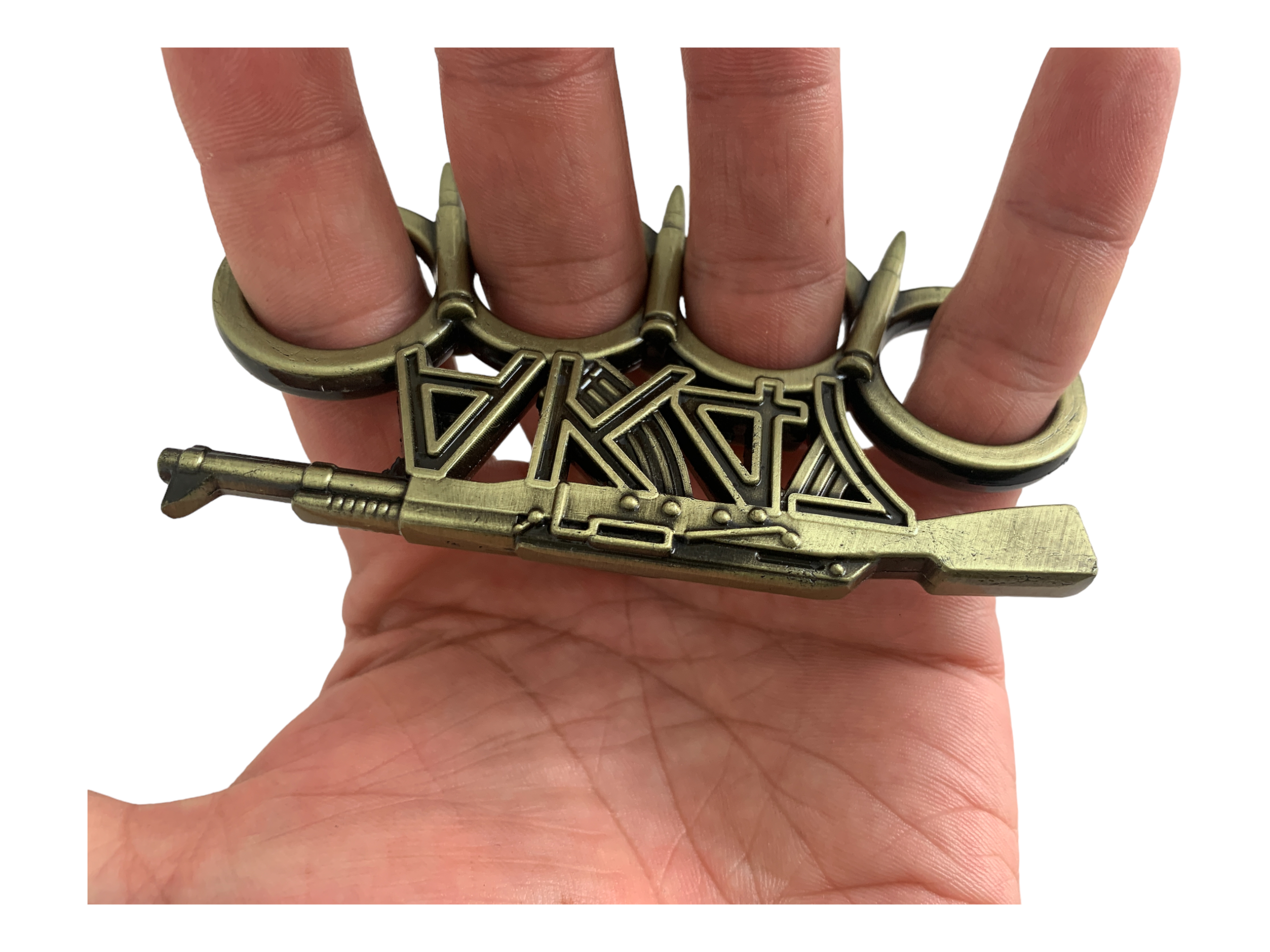 Масивен метален бокс Vintage цвят за самозащита или колекция АК-47