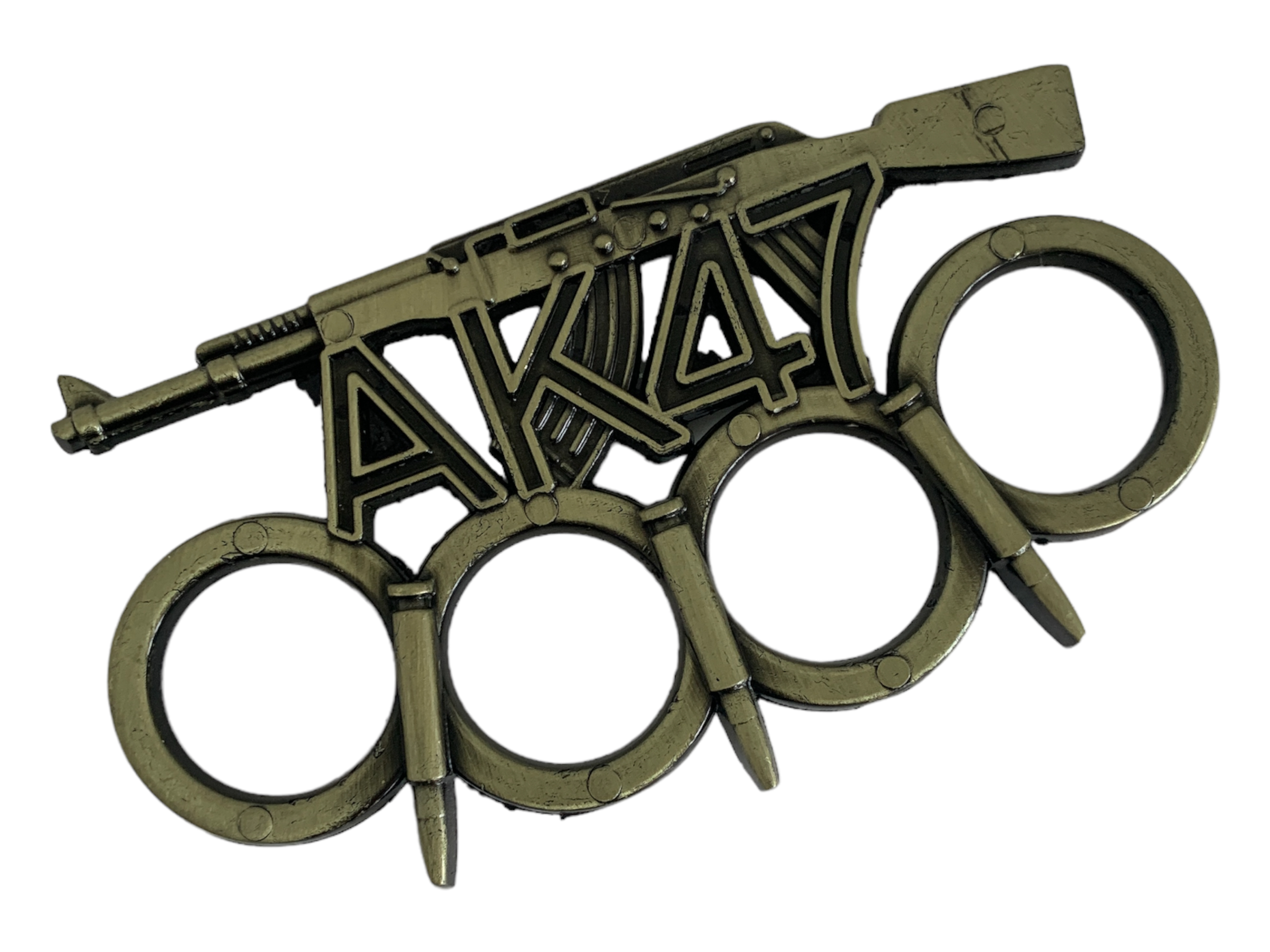 Масивен метален бокс Vintage цвят за самозащита или колекция АК-47