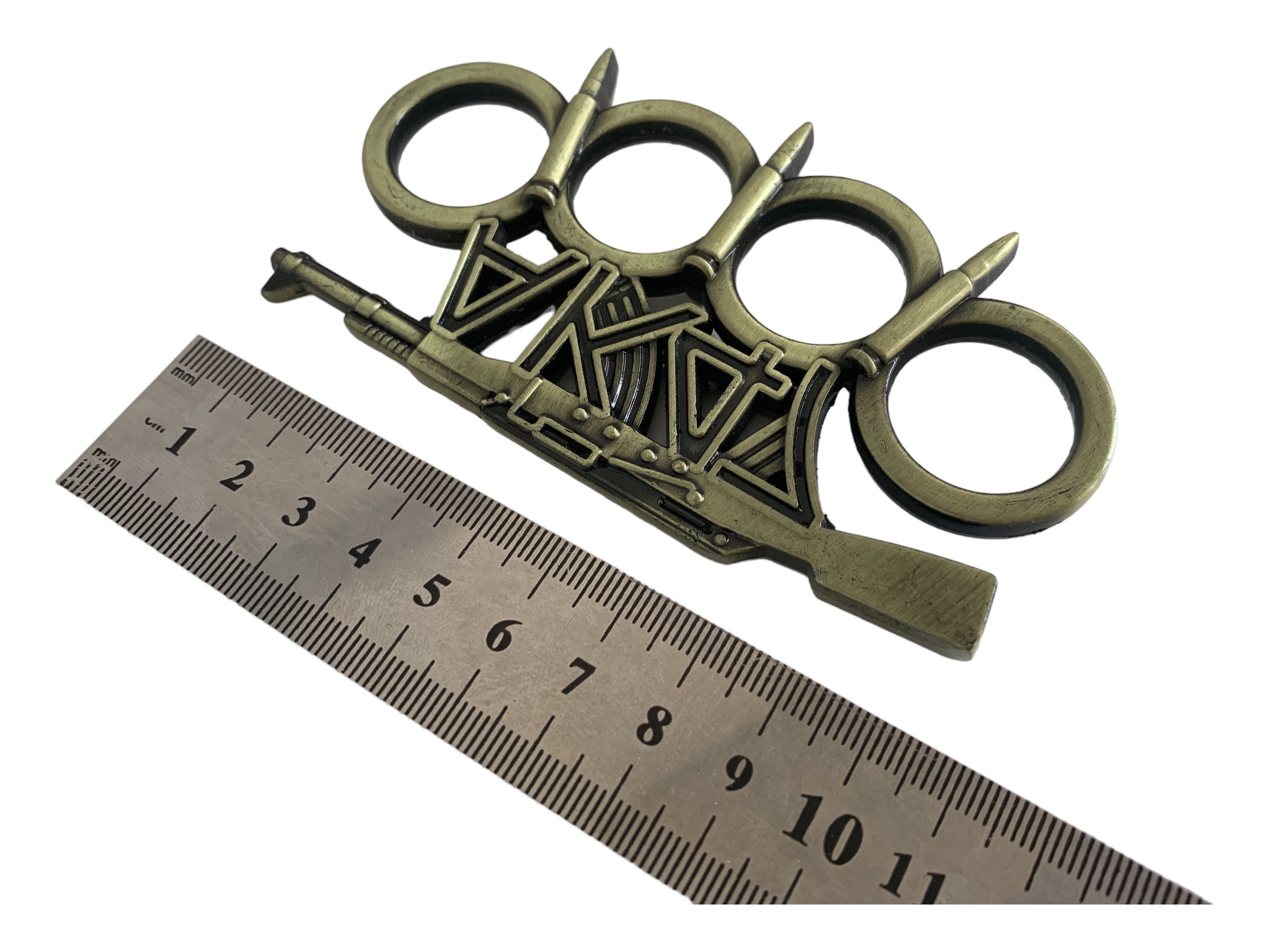 Масивен метален бокс Vintage цвят за самозащита или колекция АК-47