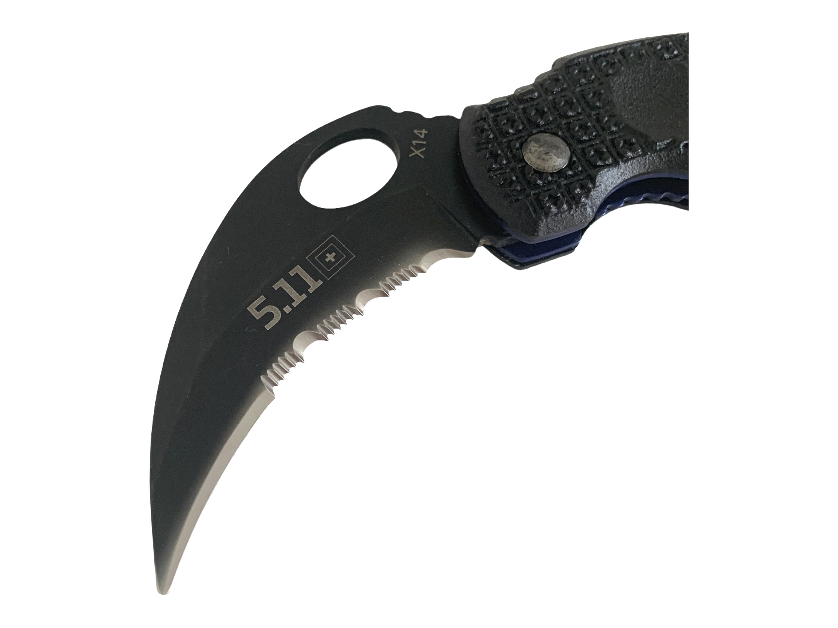 Сгъваем нож Орлов нокът KARAMBIT X14 BLACK