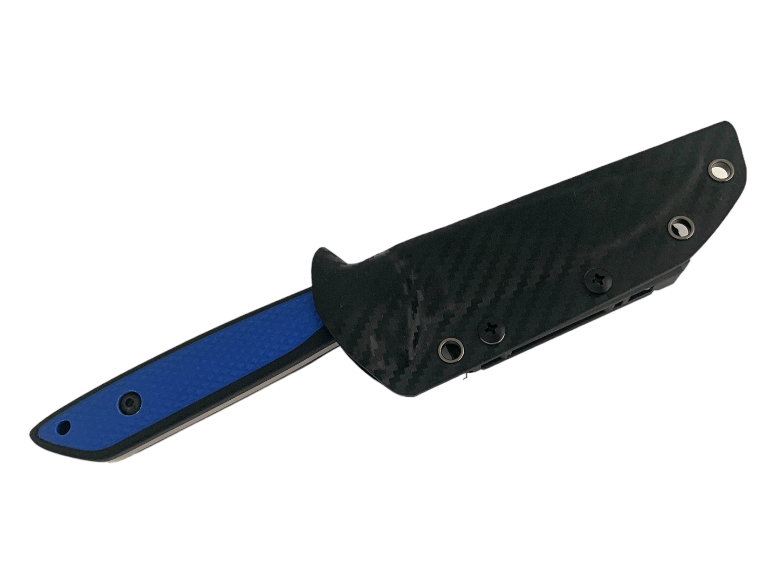 Ловен нож фултанг с дръжка G10 , калъф Kydex и D2 steel