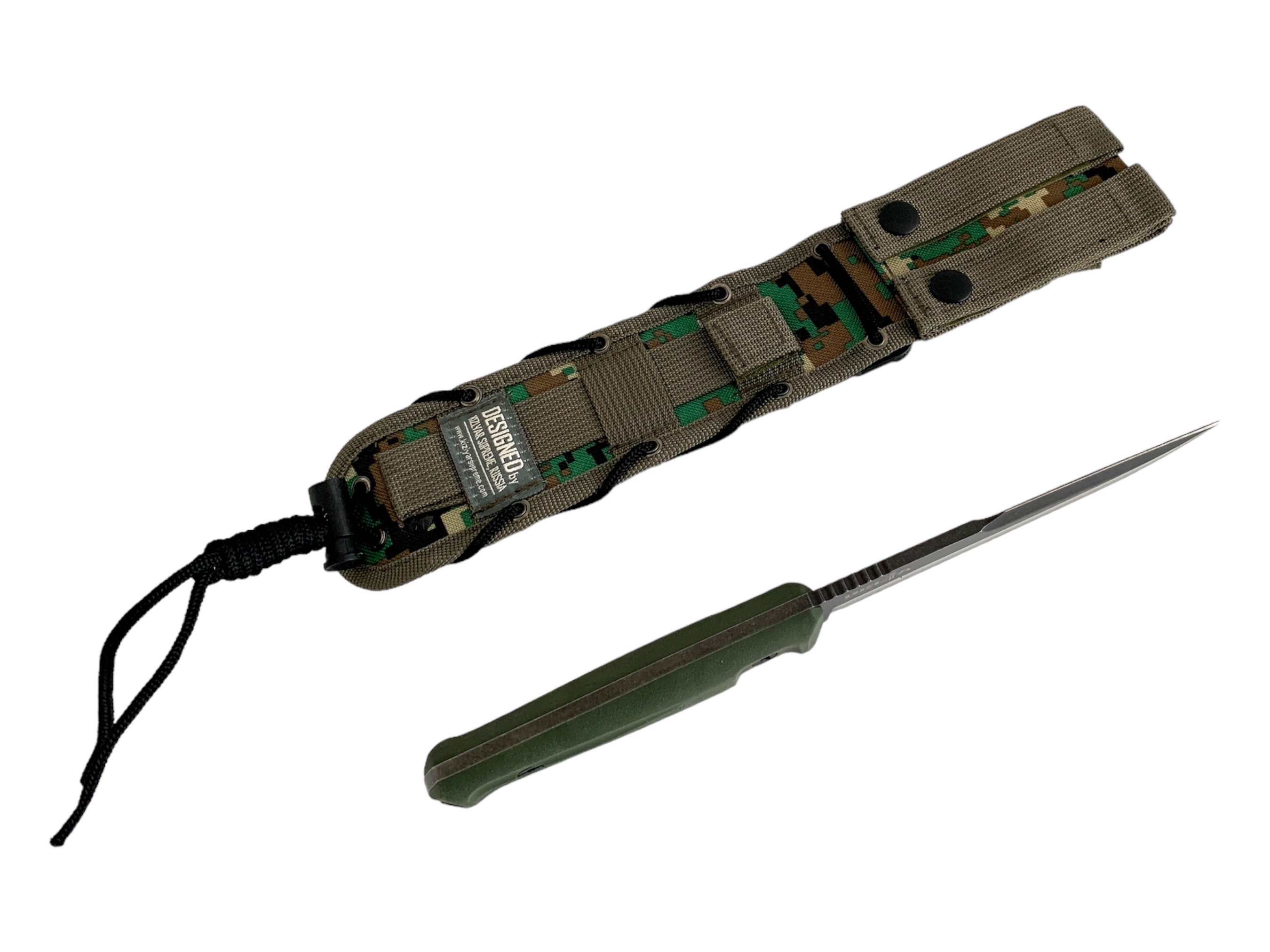 Тактически нож Green Beret с мултифункционален камуфлажен кобур