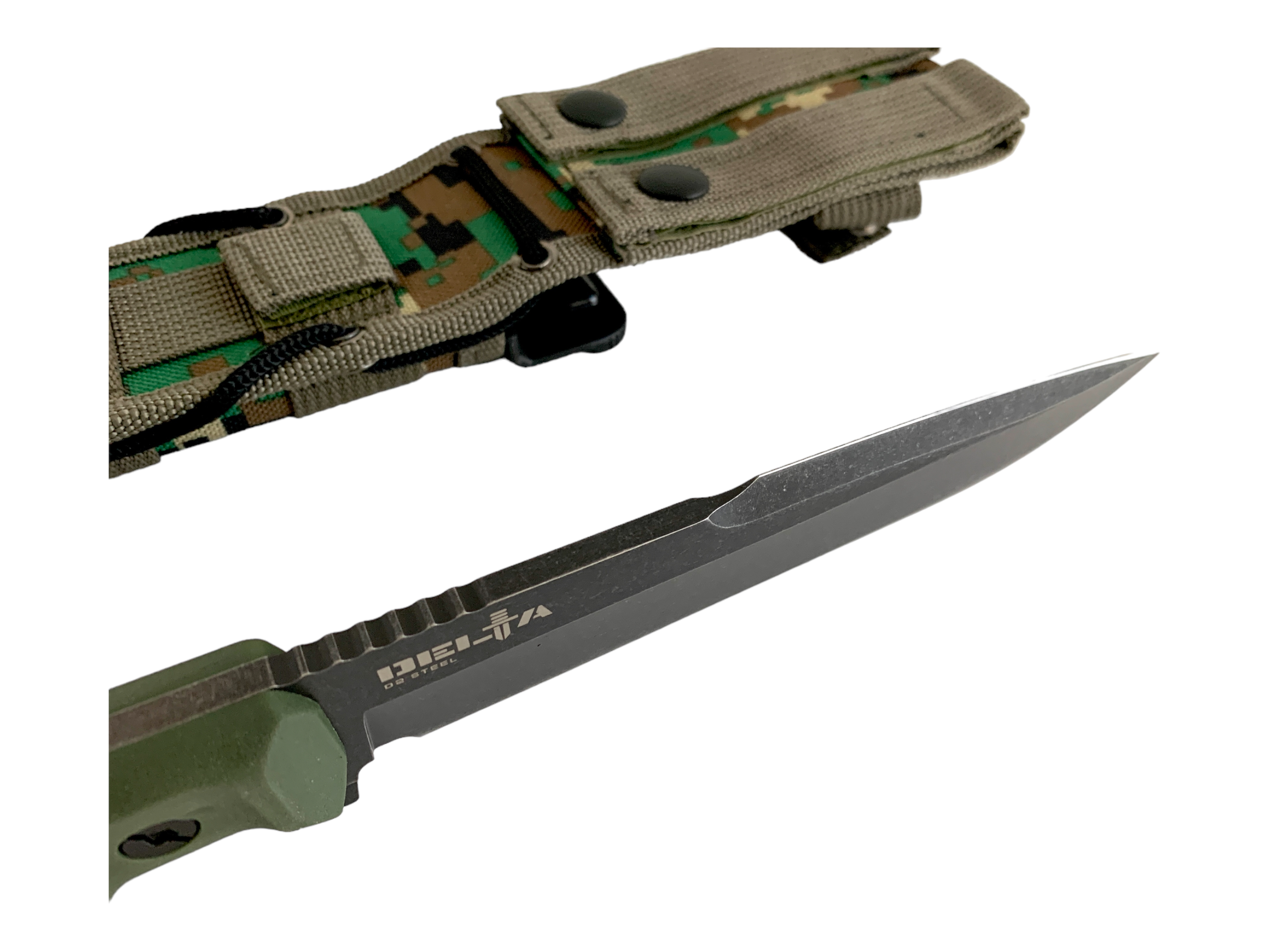 Тактически нож Green Beret с мултифункционален камуфлажен кобур