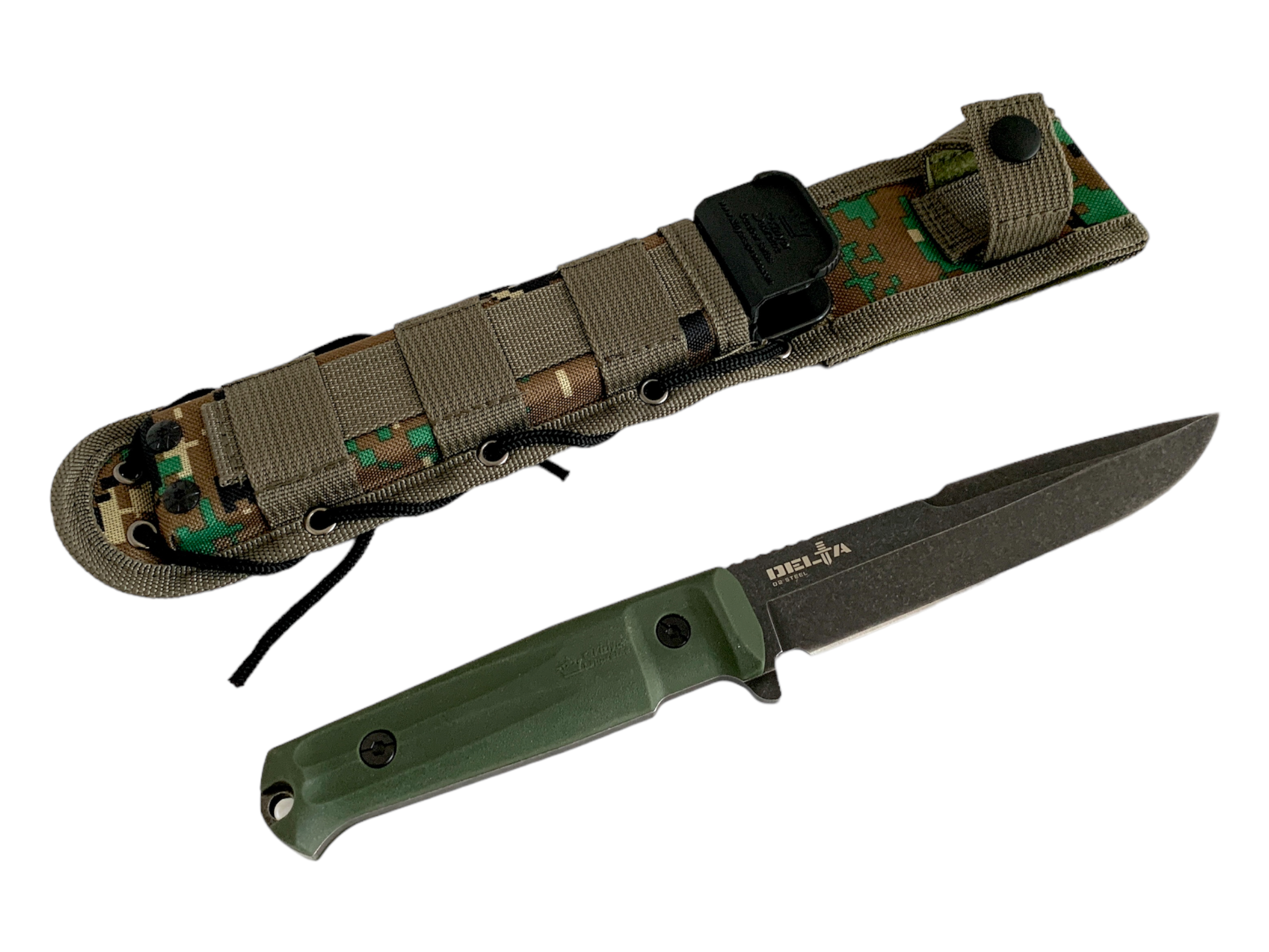 Тактически нож Green Beret с мултифункционален камуфлажен кобур