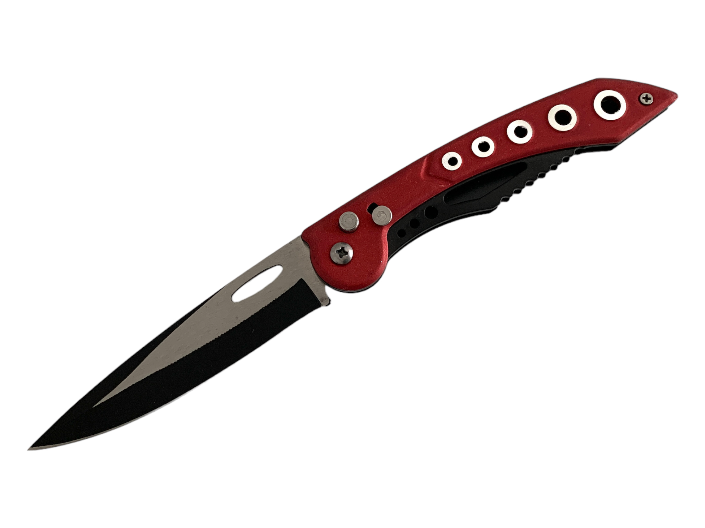 Сгъваем нож "Crimson Cutter" с перфорирана дръжка