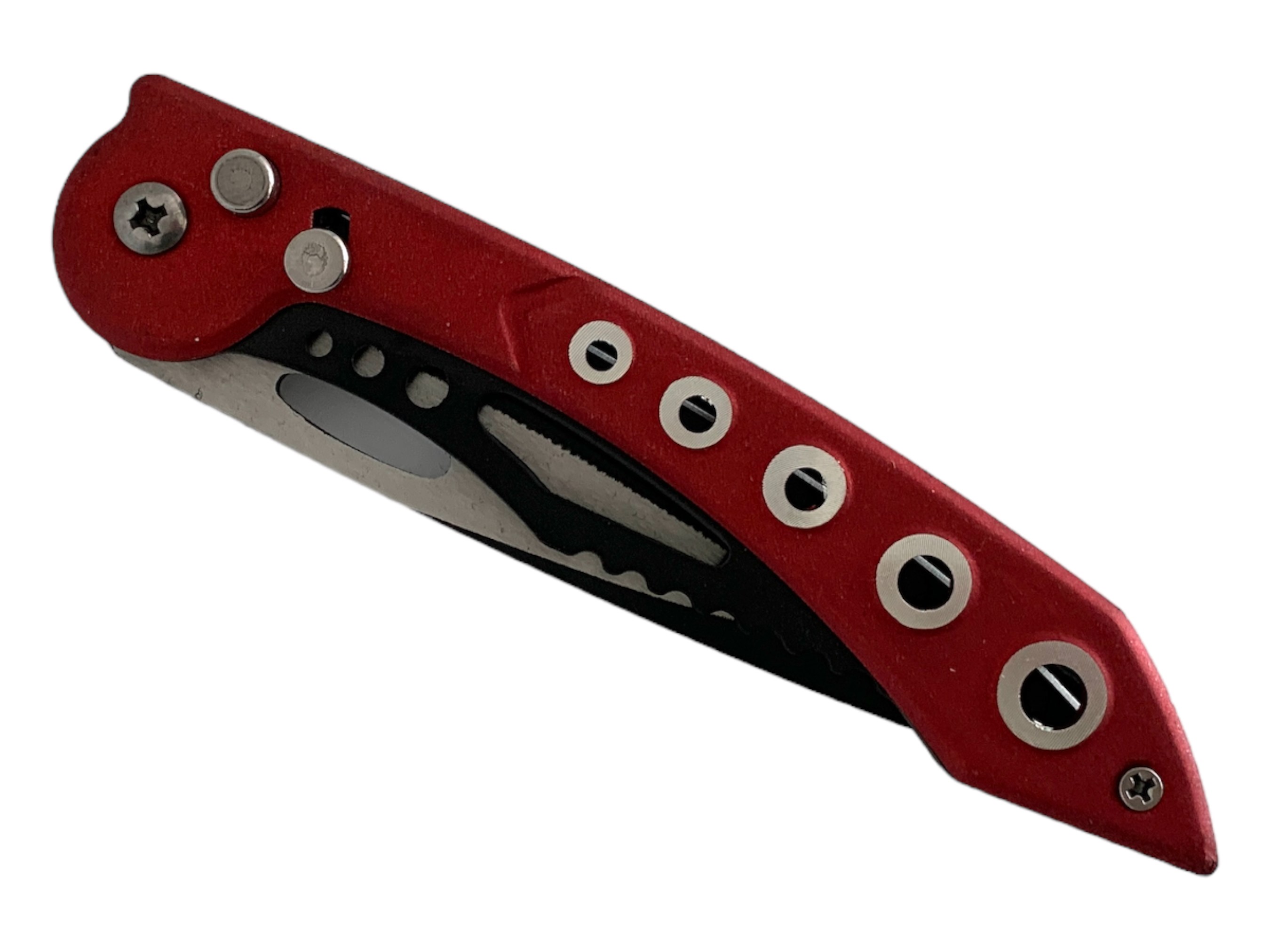 Сгъваем нож "Crimson Cutter" с перфорирана дръжка
