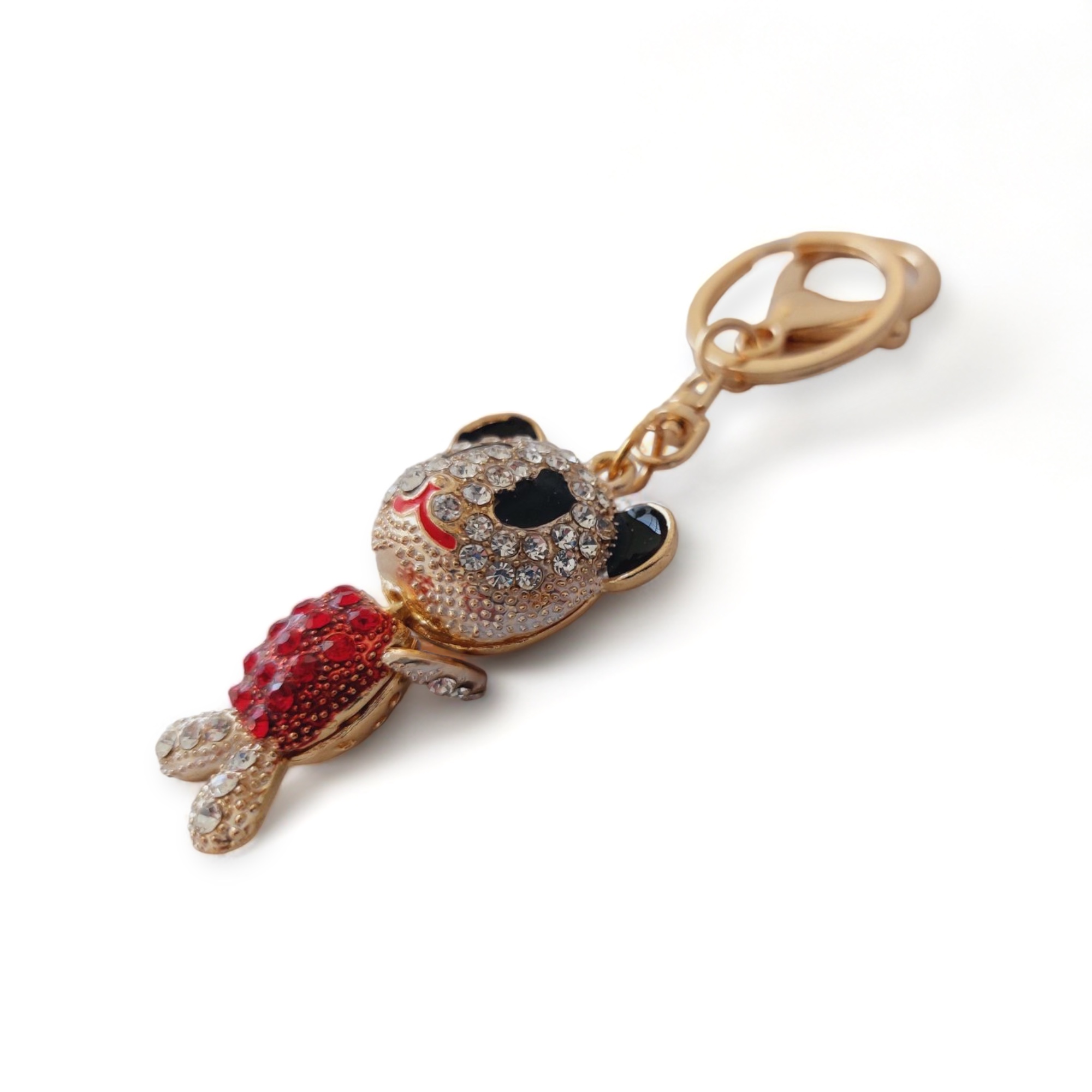 Луксозен ключодържател с кристали за изтънчен стил