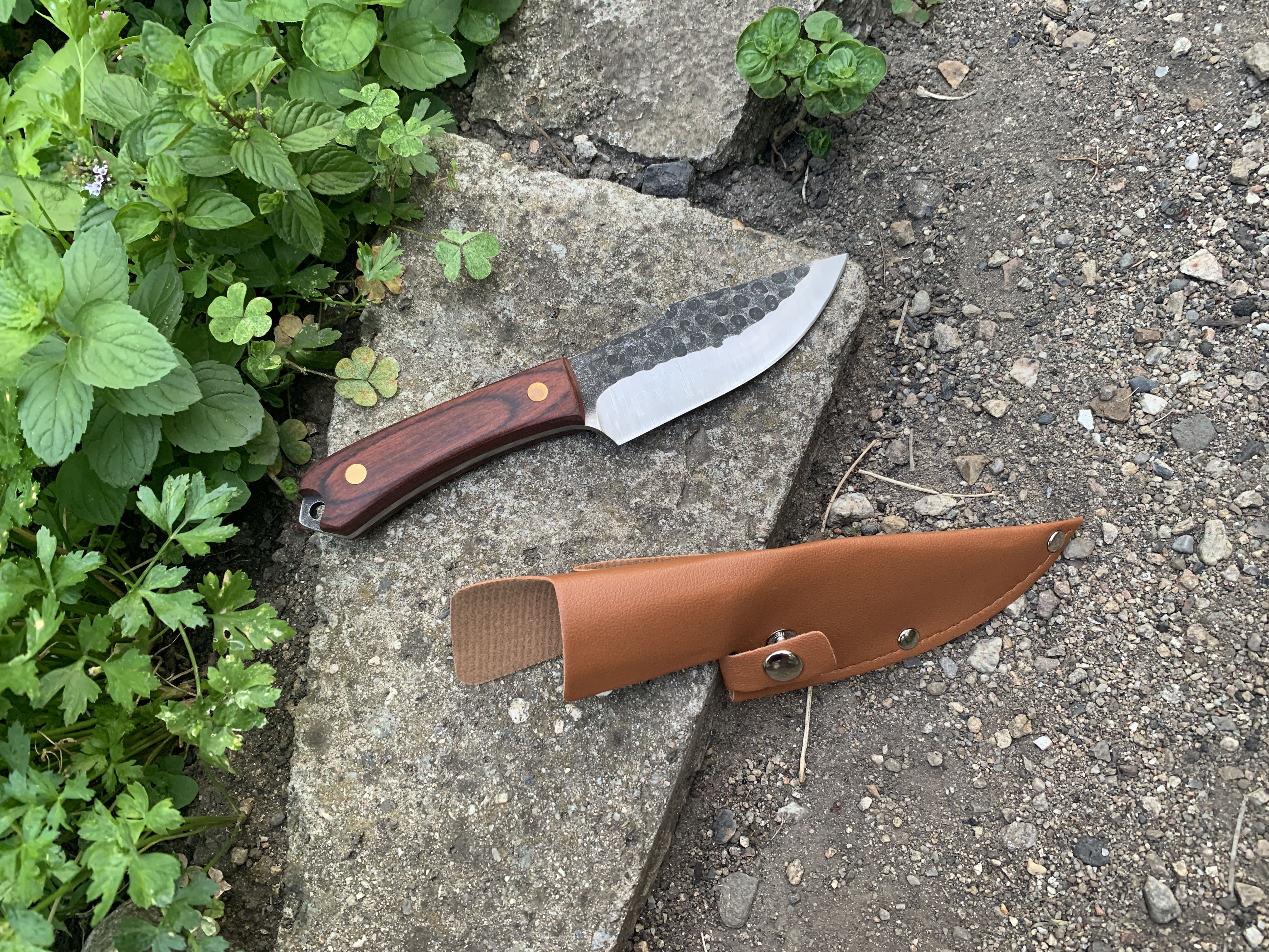 Ловен нож Knives FB1764G с фиксирано острие и дървена дръжка Ловен нож Knives FB1764G с фиксирано острие и дървена дръжка