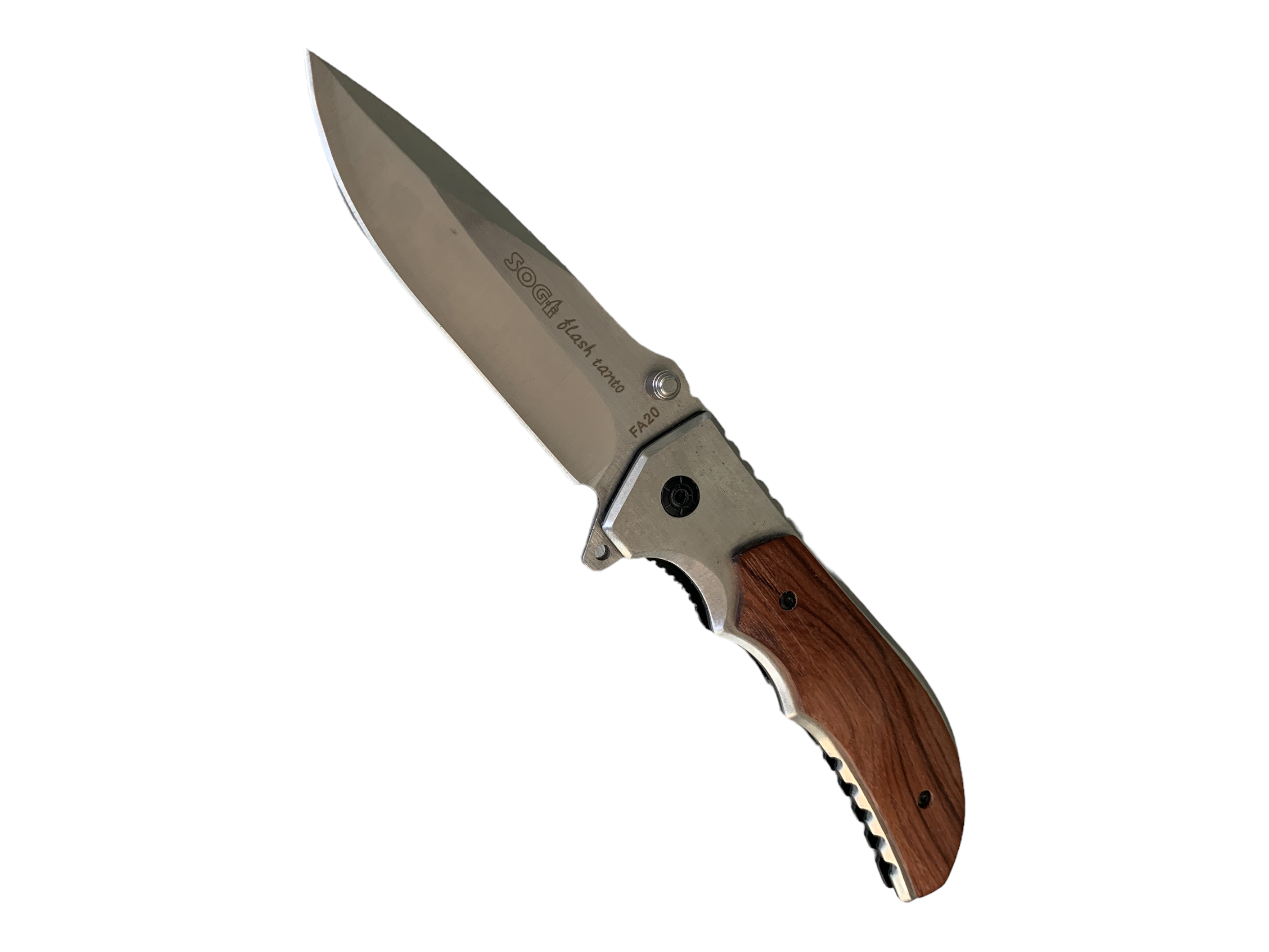 Сгъваем нож SOG Flash Tanto с дървена дръжка