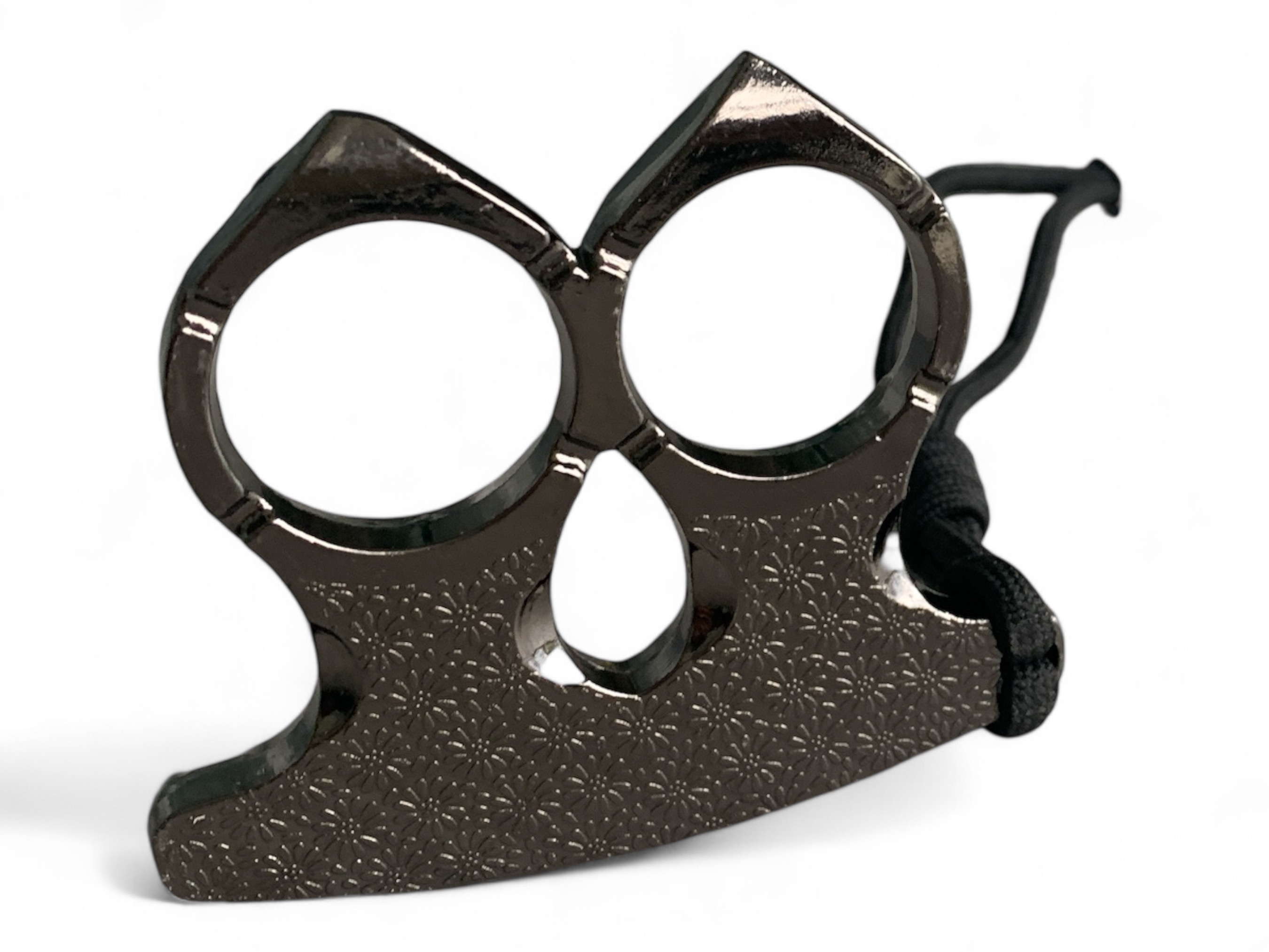 Тактически кастет с титаново покритие и декоративна гравюра - 114 грама