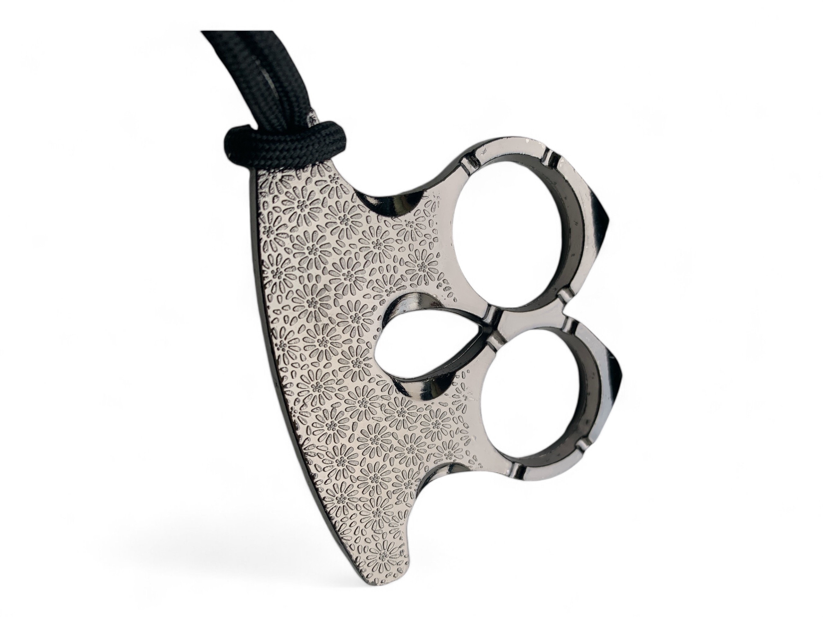 Тактически кастет с титаново покритие и декоративна гравюра - 114 грама