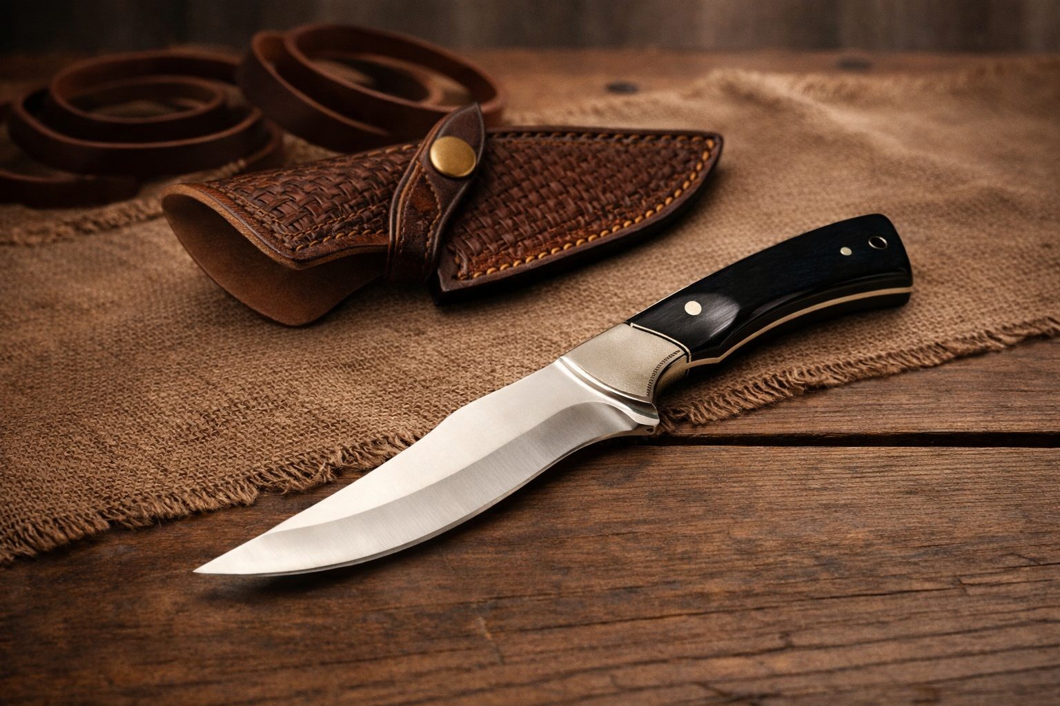 Ловен нож с елегантен дизайн и ергономична дръжка