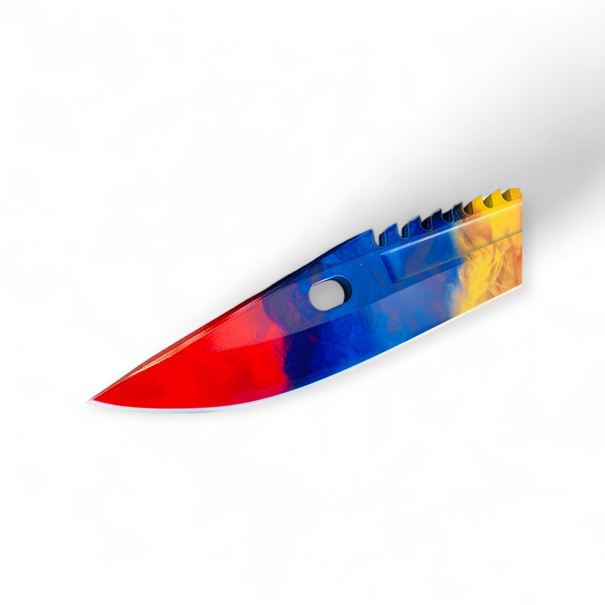 Байонетен нож с текстилна кания Tricolor Flame
