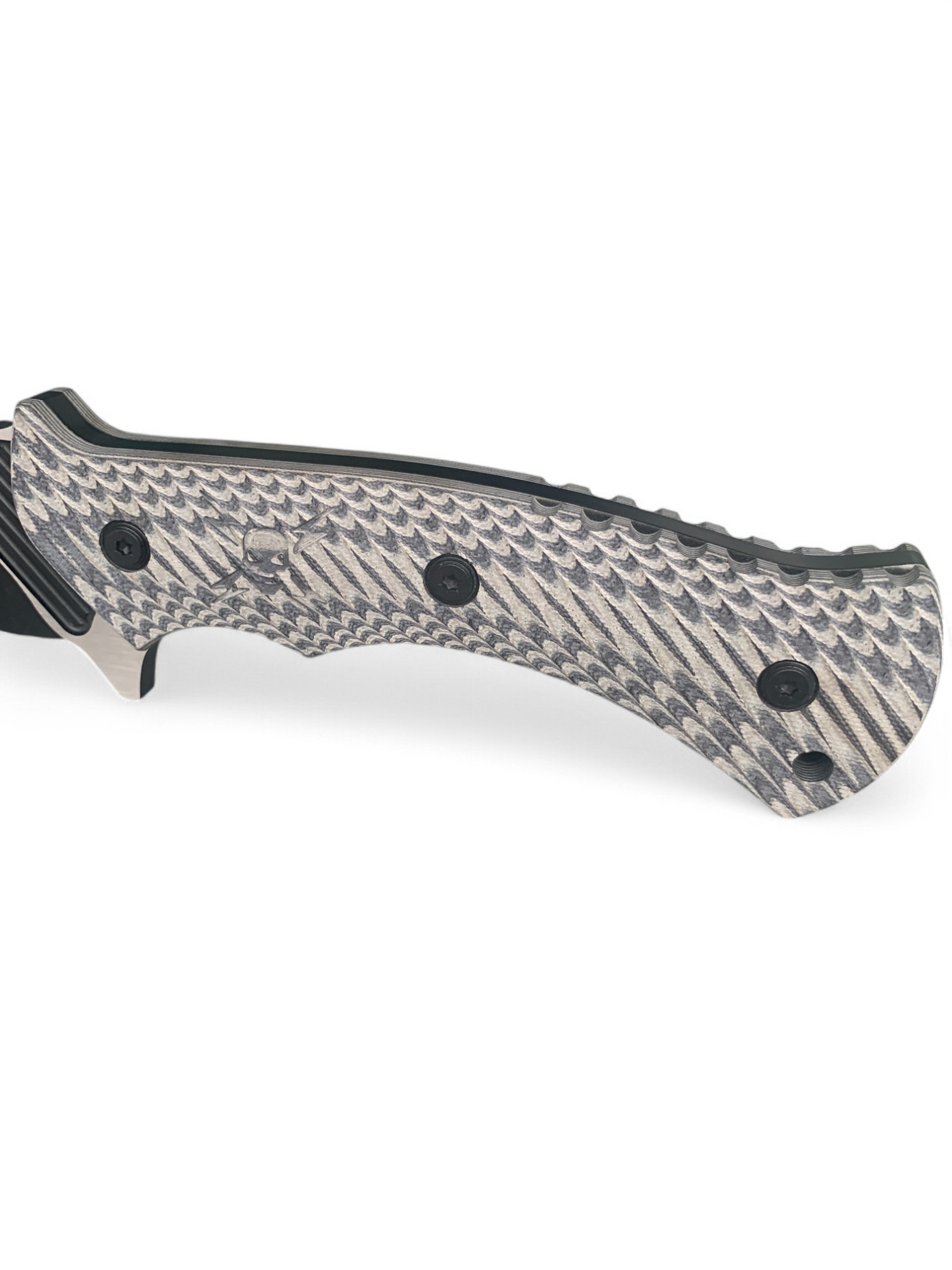 Тактически нож M48 с черно титаниево покритие и кожена кания